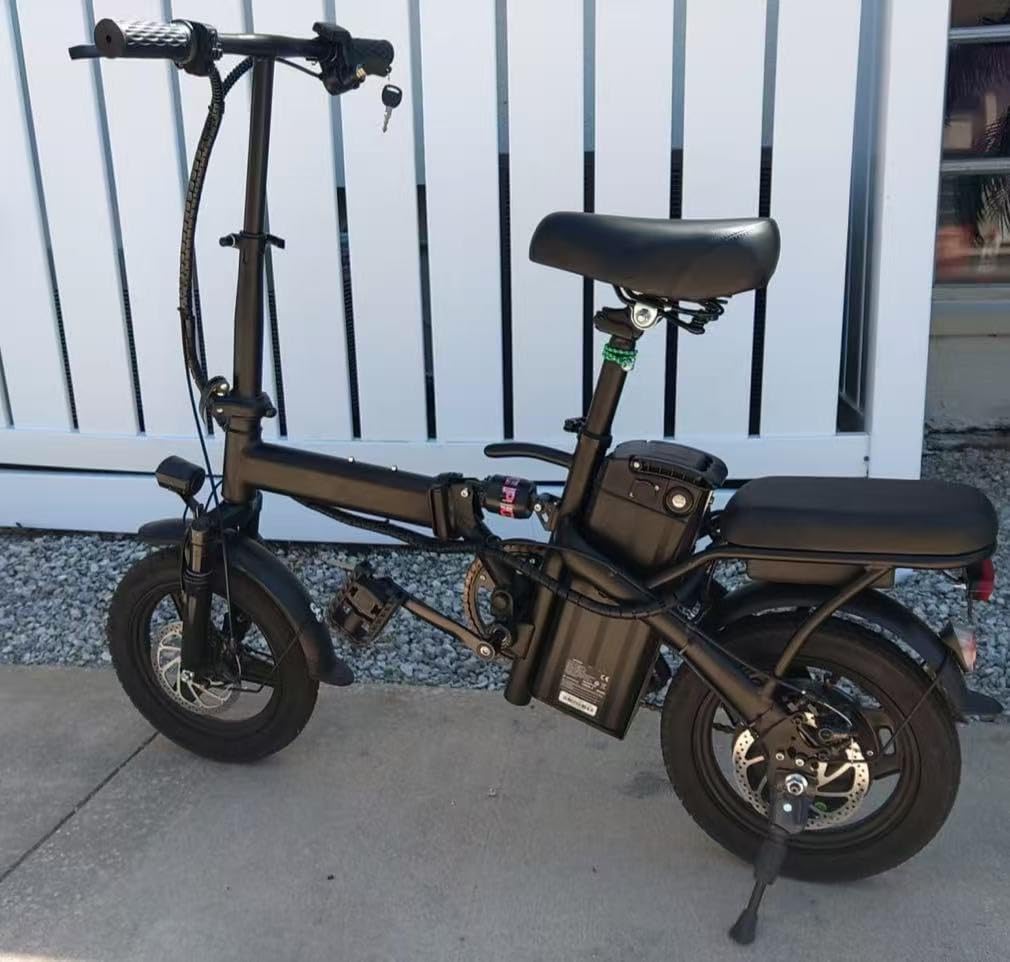 REOCRO Foldable Electric Bike for Adults, 48V 10AH/20AH Removable Battery, 14