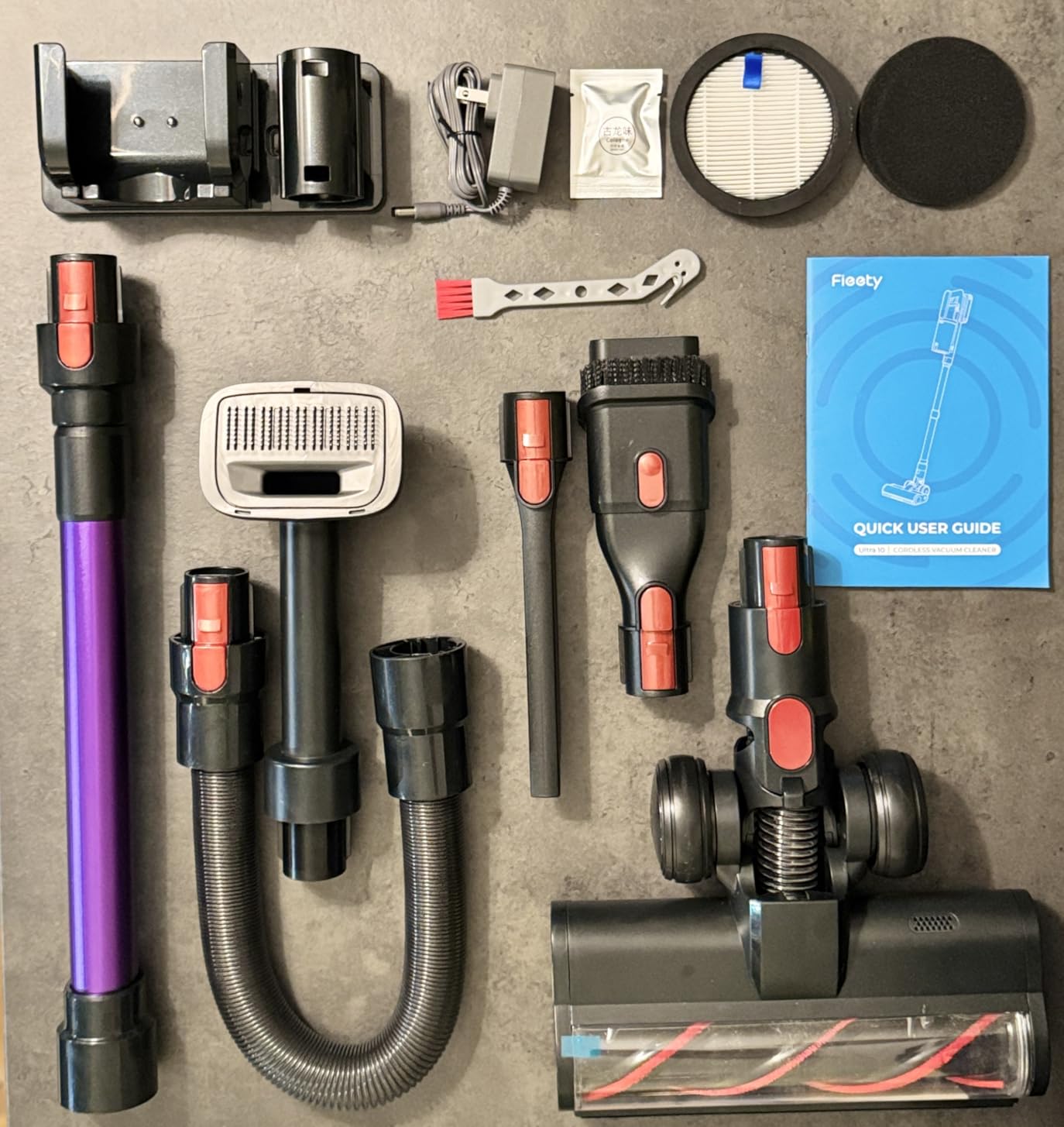 Cordless Vacuum Cleaner 55KPa 650W 70Mins Stick Vacuum Cleaners for Home with Pet Brush, 3.3Ft Hose, Wall Mount Charging, Auto Mode, Touchscreen, Self-Standing Vacuum for Pet Hair/Carpet/Car, Ultra10 customer photo 2