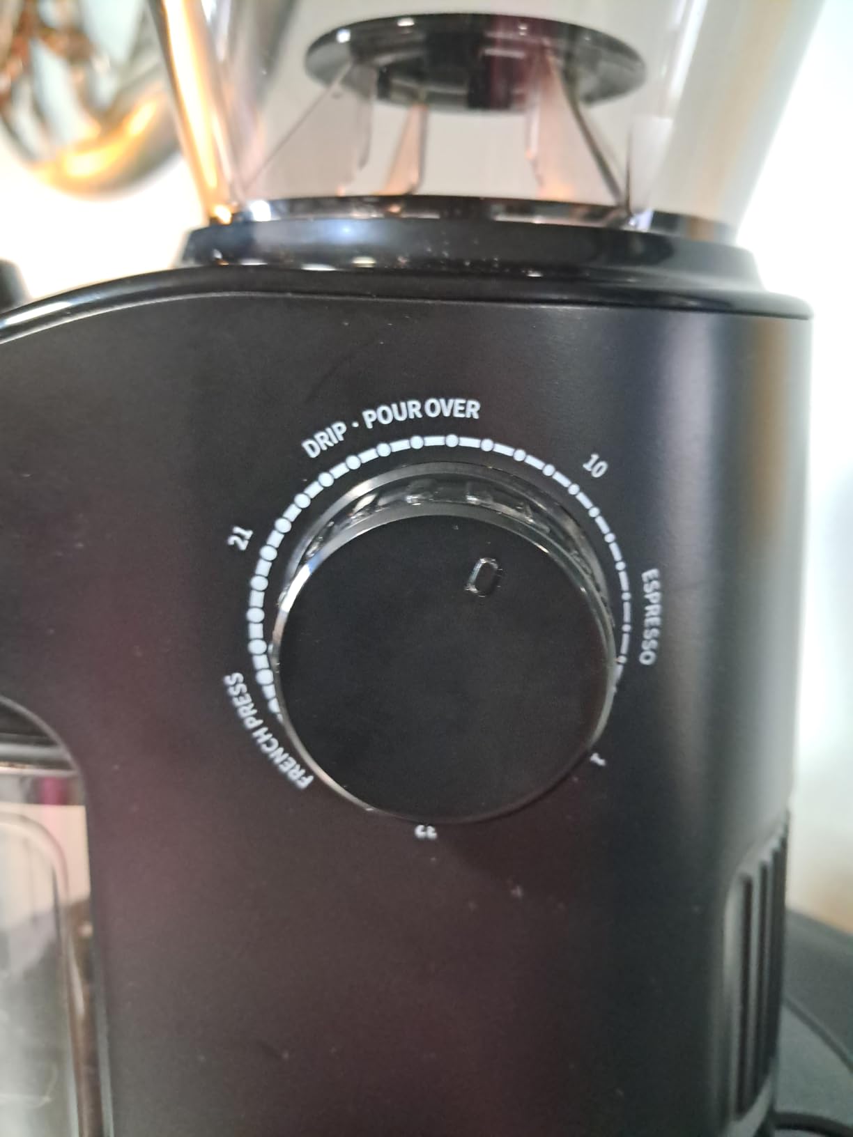 SHARDOR Burr Coffee Grinder Electric with 32 Grinding Sizes 3.0, Coffee Bean Grinder with 40 Seconds Adjustable Electronic Timer, Coffee Grinders for Home Use with Chamber Cleaning Button, Black customer photo 2