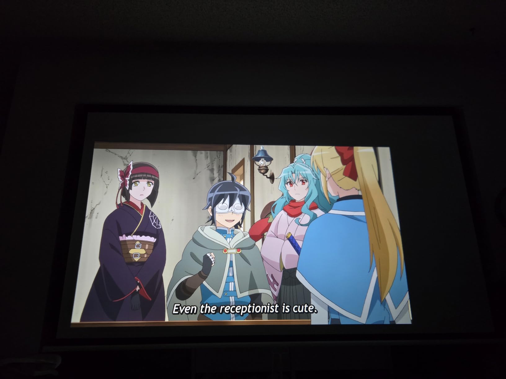 Aurzen Roku TV Smart Projector with WiFi and Bluetooth, Roku Streaming Built-in, 1080P FHD, Dolby Audio, Auto Focus & Keystone customer photo 1