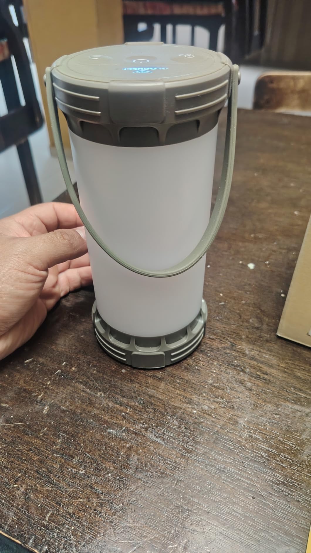 Glocusent 135 LED Ultra Bright Camping Lantern, Up to 200H, 5000mAh Camping Lights with 3 Colors & 5 Brightness, SOS, Max 1500LM, Rechargeable Lantern for Power Outages Camping Hiking Emergency customer photo 1