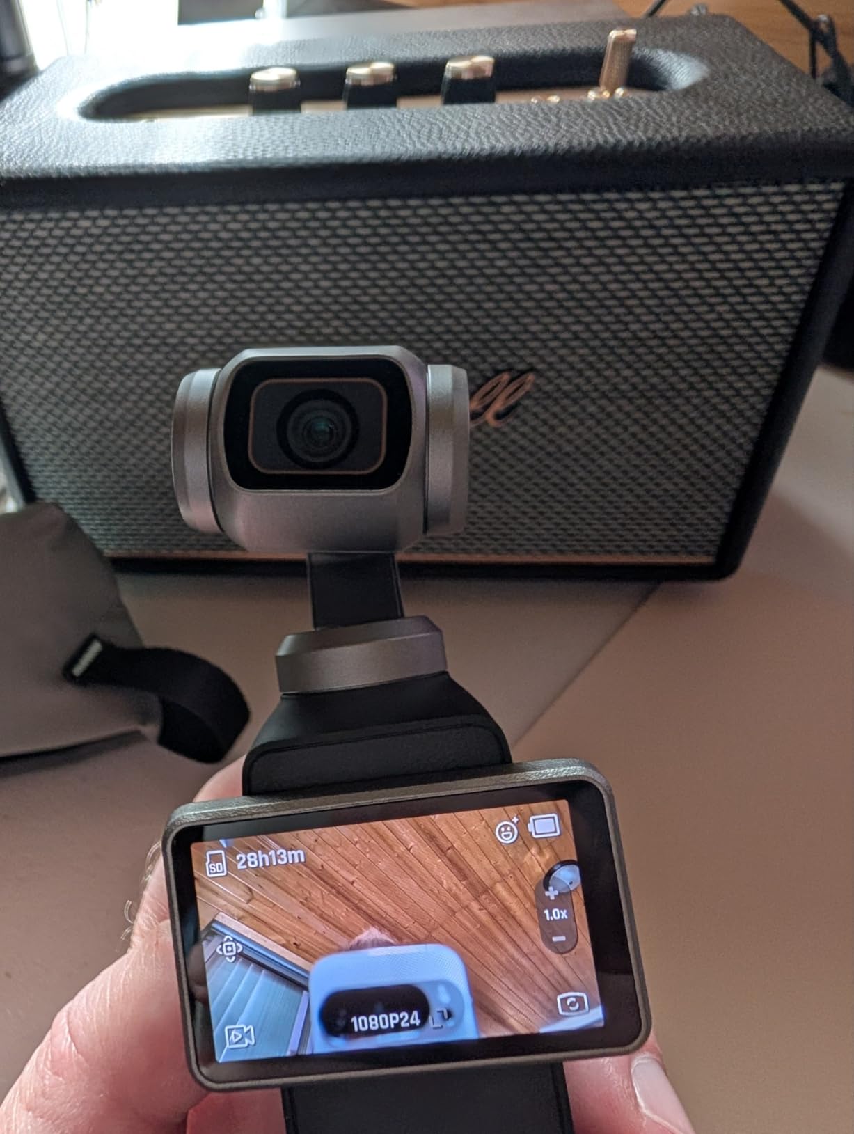 Xtra Muse, Vlogging Camera with 1'' CMOS & 4K/120fps Videos, Pocket Camera with 3-Axis Gimbal Stabilizer, Fast Focusing, Face/Object Tracking, Digital Video Camera for Photography, Digital Camera customer photo 2