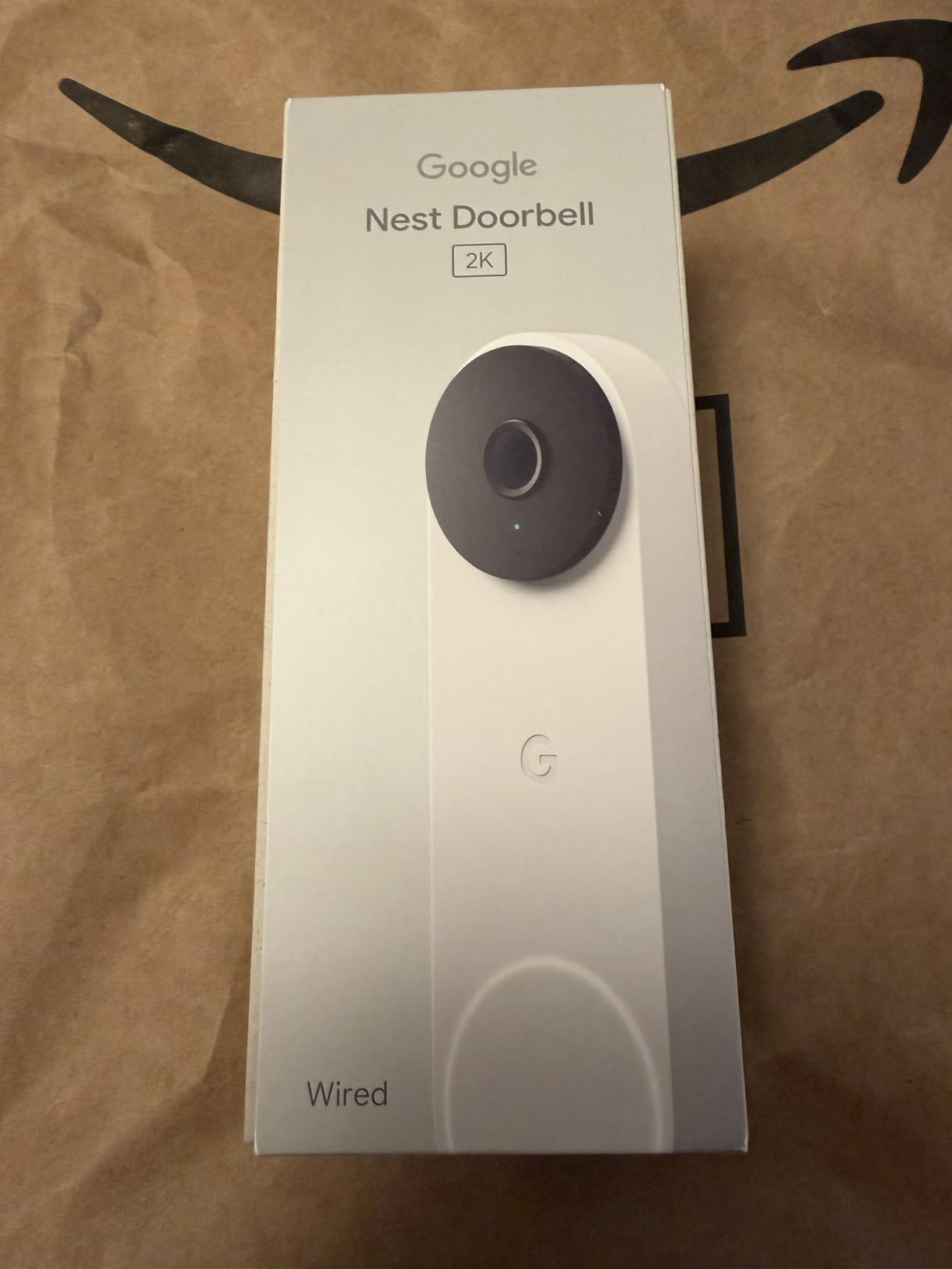 Google Nest Doorbell (Wired, 3rd Gen) - 2K Video with Gemini, Live View, Night Vision, Works with Google Home customer photo 2