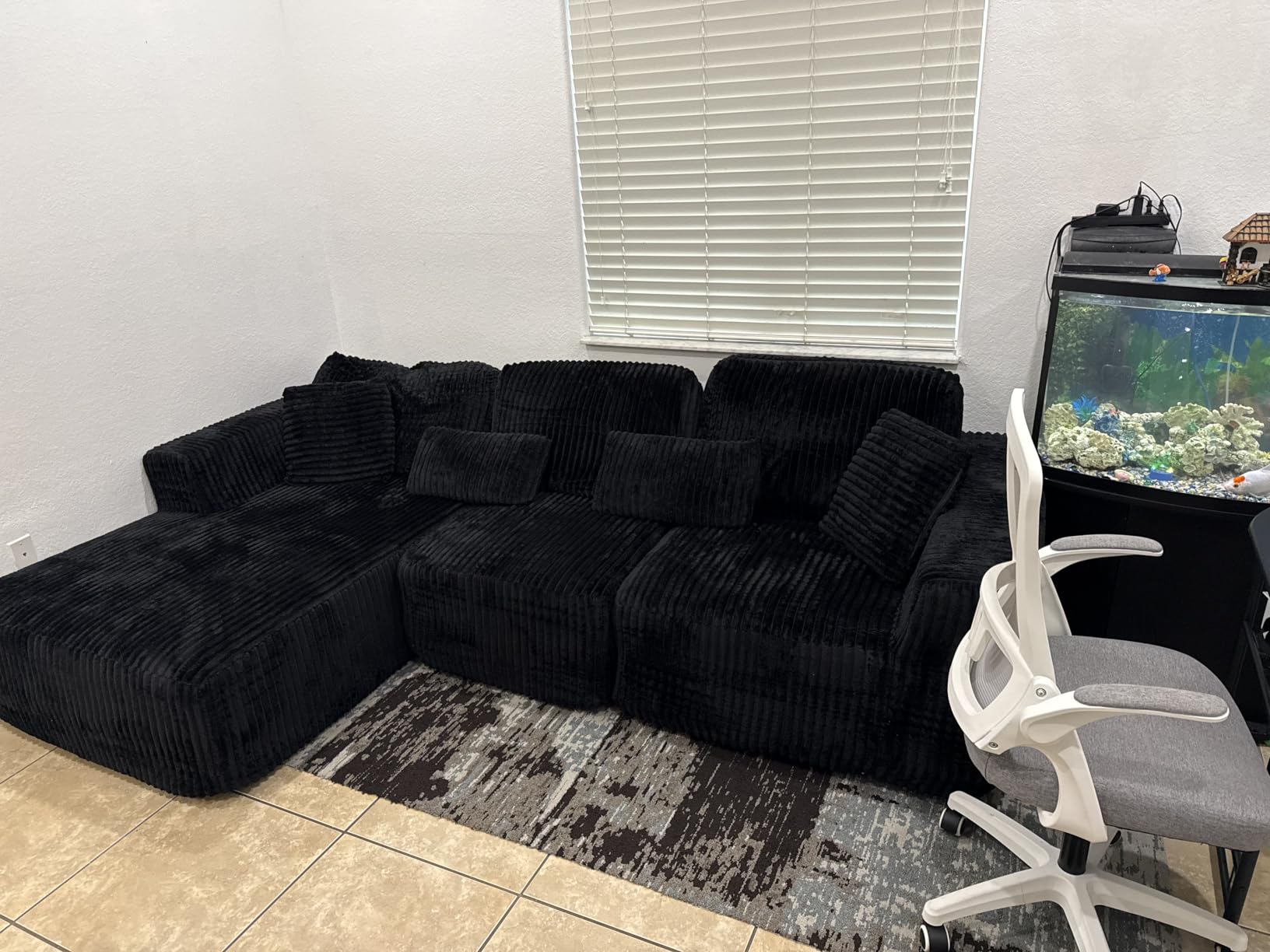 HYJT-H&K Modular Sectional Sofa Cloud Sectional Couch, 108