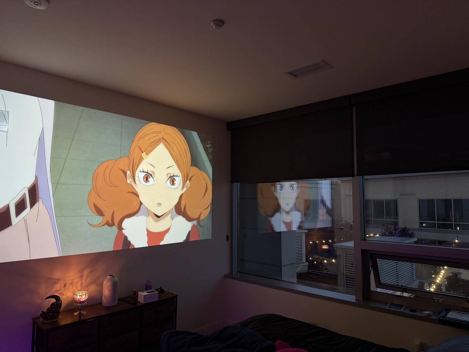 VISSPL 2200ANSI Smart 4K Projector with WiFi and Bluetooth, Officially-Licensed APP, 3D Dolby Audio, Auto Focus, 360° Adjustable Stand customer photo 2