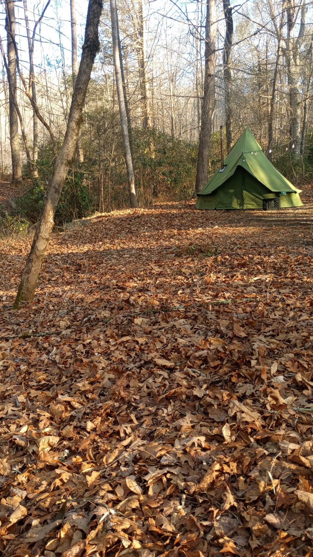 Canvas Bell Yurt Tent with Stove Jack, Waterproof Luxury 4 Season Tents for Family Outdoor Camping customer photo 1
