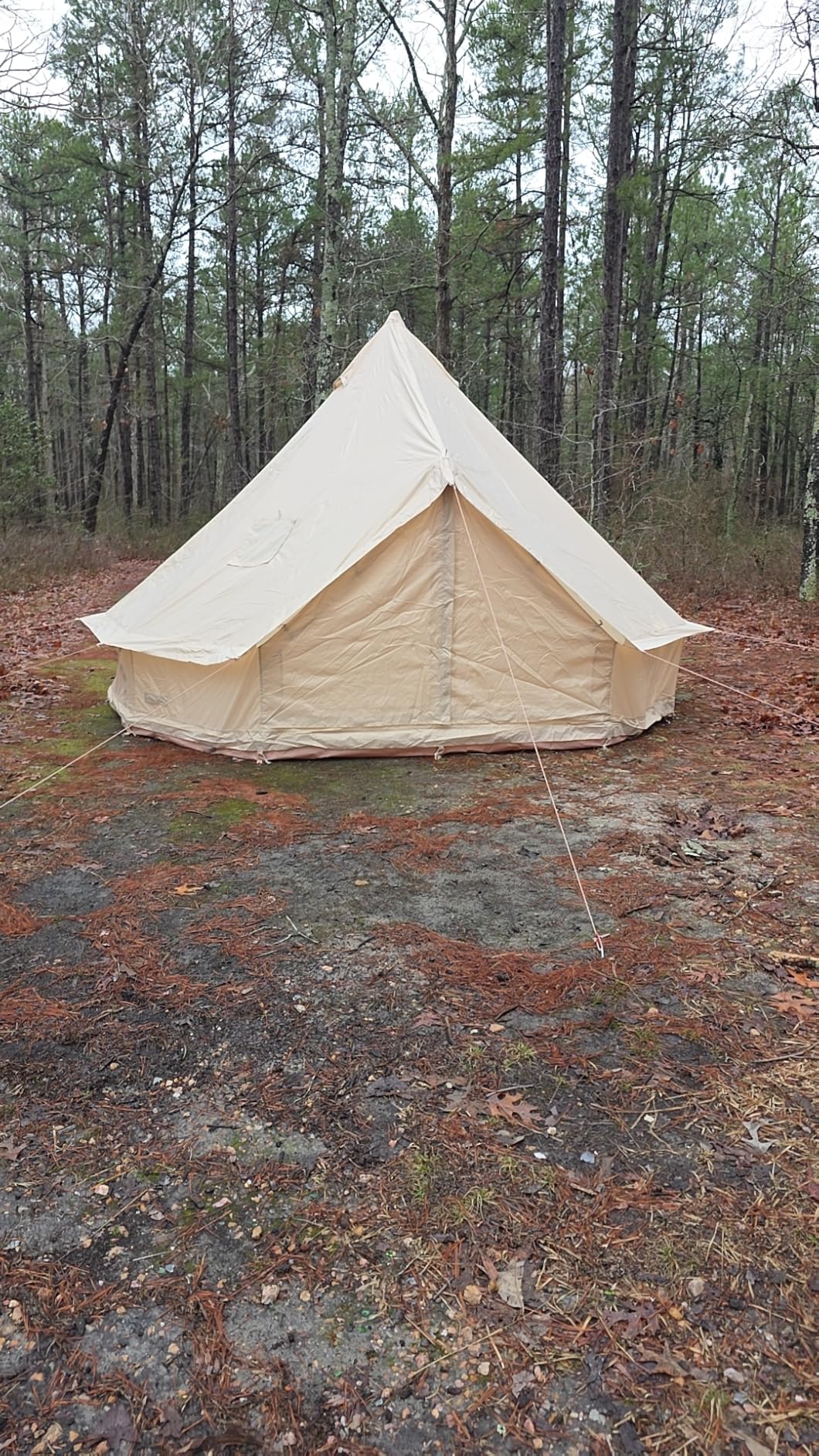 Oxford Bell Tent for Family Camping - Spacious 13.1ft/16.4ft Yurt with Stove Jack, Large Glamping Tents for 4-8 People customer photo 1