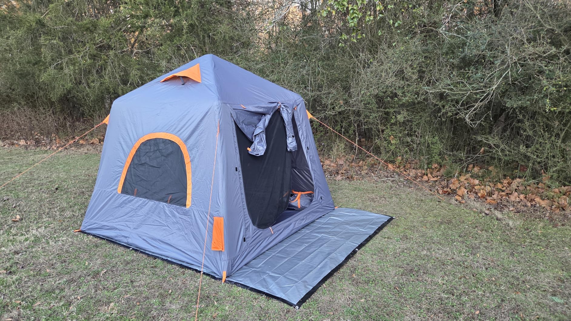 Inflatable Tents for Camping, Easy Blow Up Tent with Hand Pump, 4 Seasons Waterproof Air Inflatable Camping Tent House for Family Weekend Camping customer photo 1