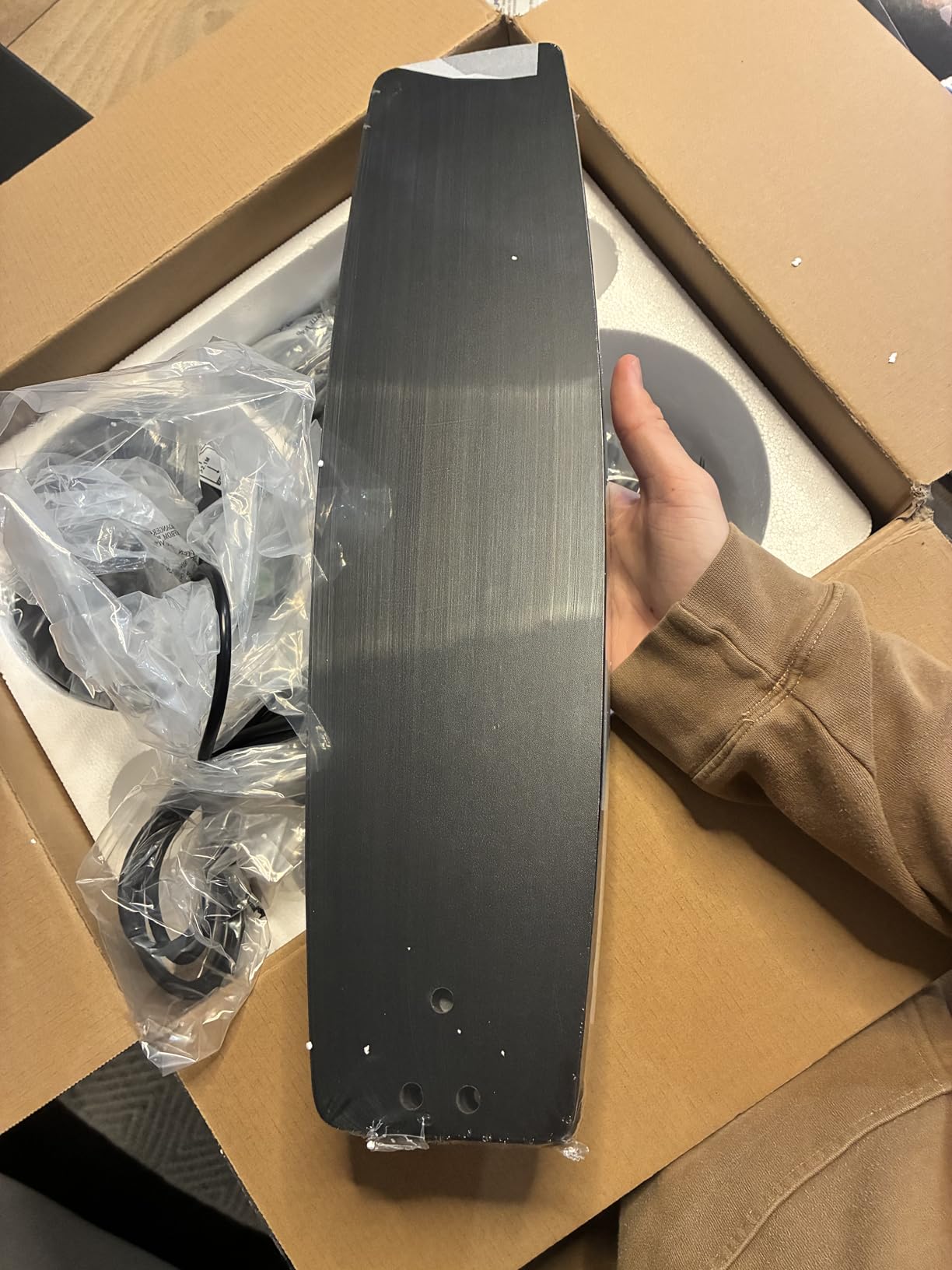 Fanbulous 52'' Outdoor Ceiling Fans with Light and Remote, IP65 Wet Rated Waterproof Ceiling Fan with 6-Speed DC Motor, Farmhouse Gazebo Fan for Porch Patios Pavilion (Black) customer photo 2