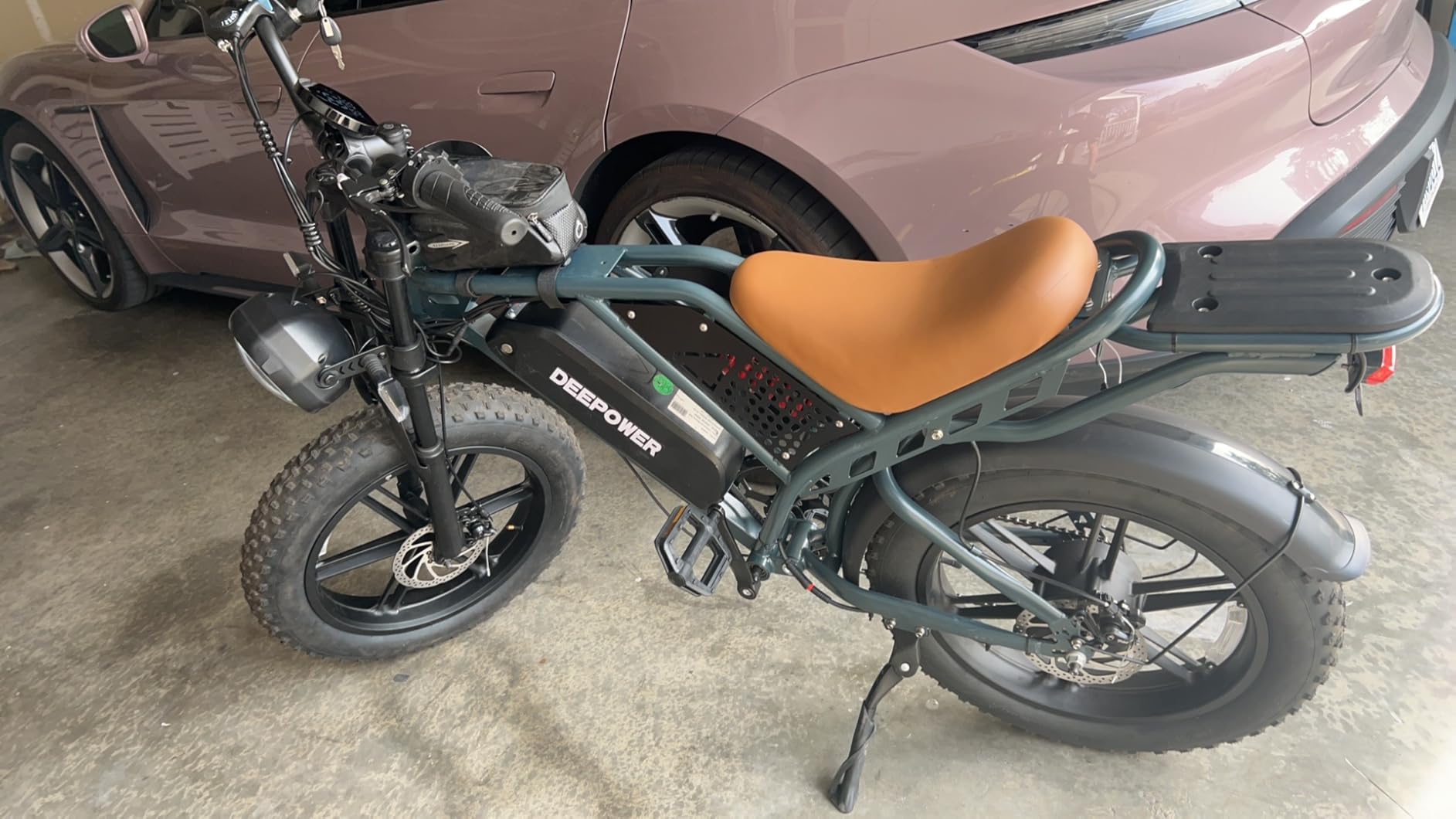 DEEPOWER Electric Bike for Adults,2000W Peak Motor&32MPH Electric Dirt Bike, 48V 20AH Battery, 70-160 Max Miles,Dual Suspension Ebikes for Adults, 20