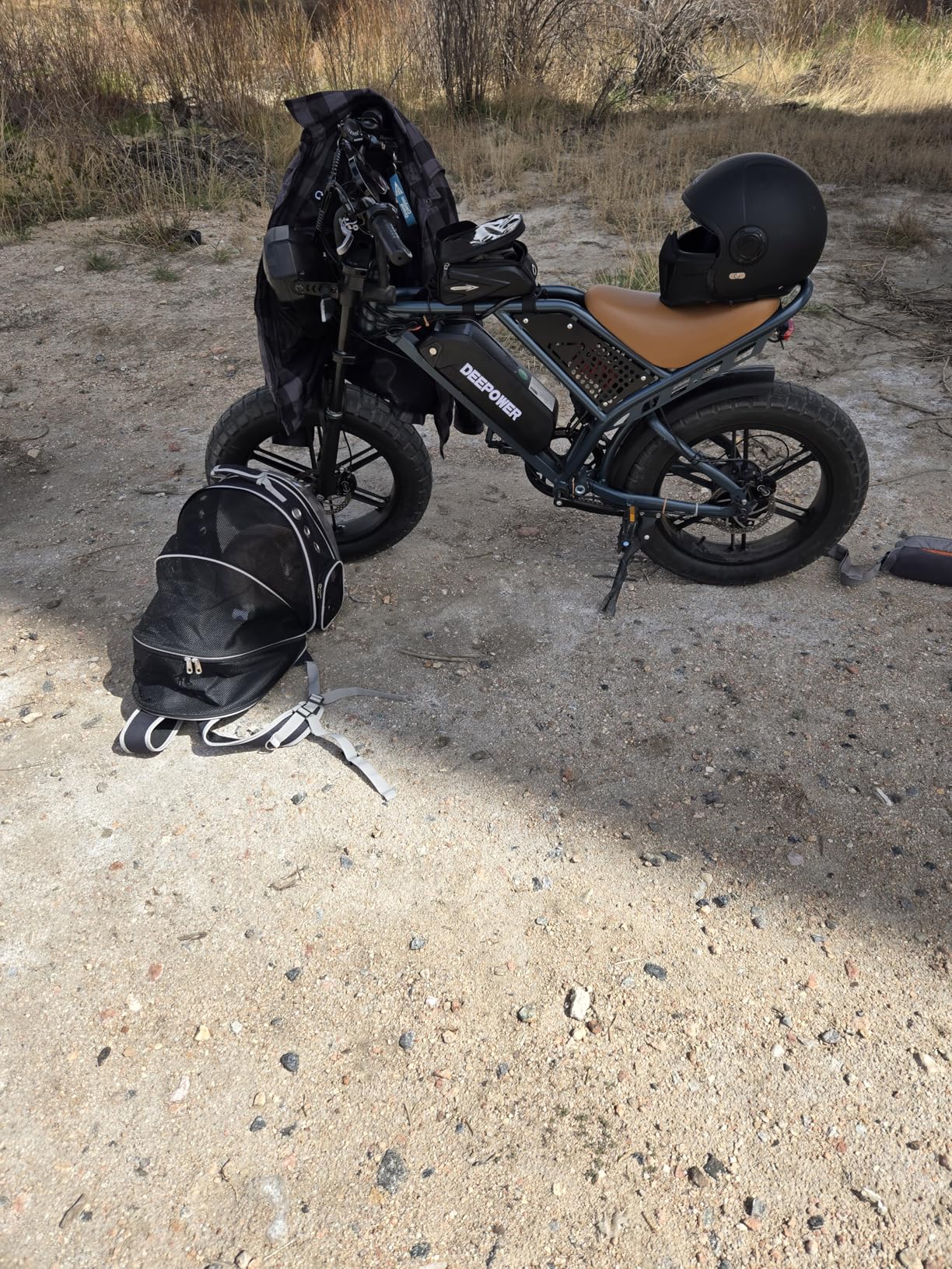 DEEPOWER Electric Bike for Adults,2000W Peak Motor&32MPH Electric Dirt Bike, 48V 20AH Battery, 70-160 Max Miles,Dual Suspension Ebikes for Adults, 20