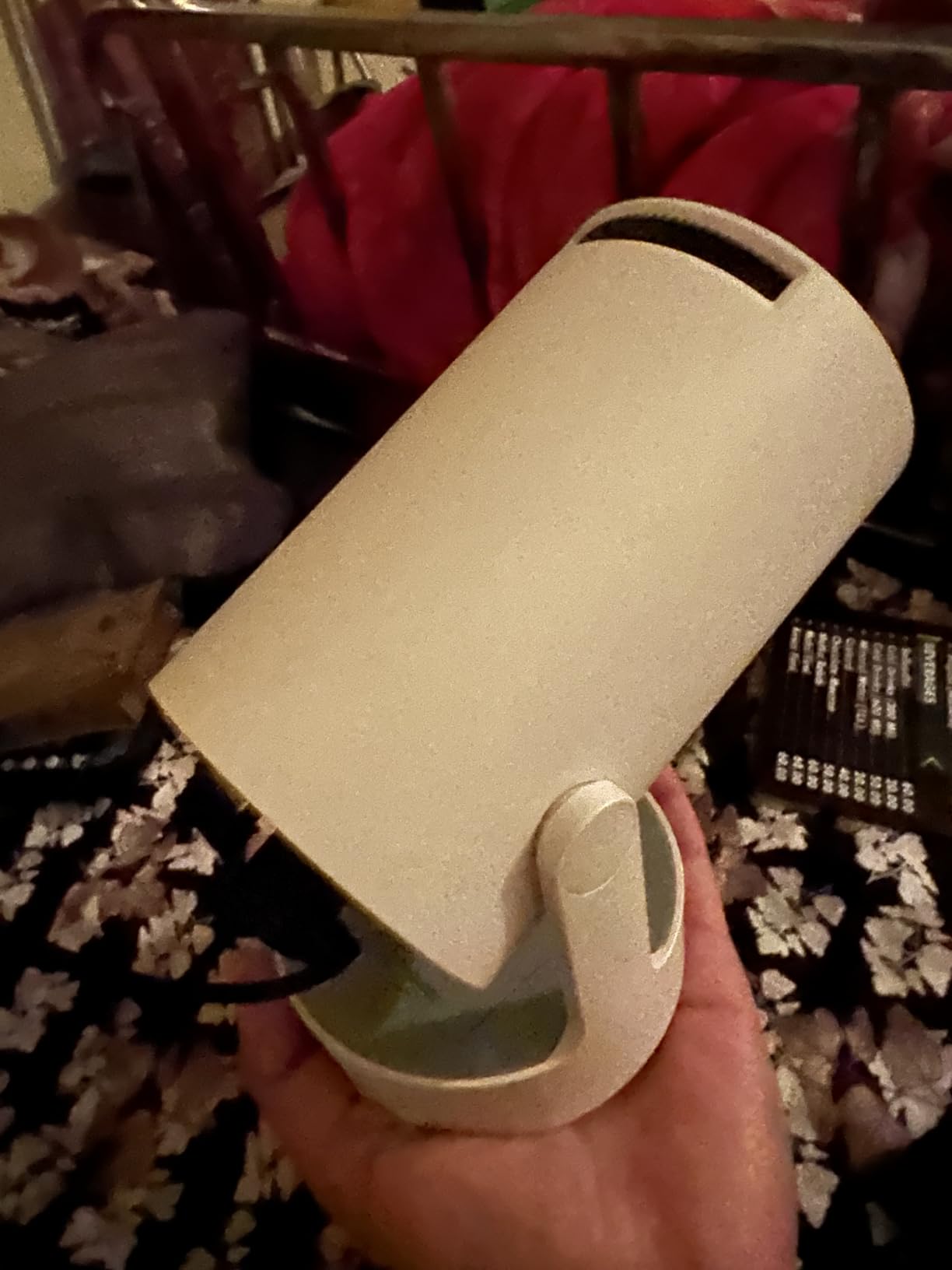 [Built-in Apps & 2026 Upgraded] Mini Projector with WiFi 6 and Bluetooth 5.4 Support 4K 1080P Auto Keystone 180° Rotatable Projector Portable Compatibile with HDMI/TV Stick/Memory Stick/Laptop, White customer photo 1