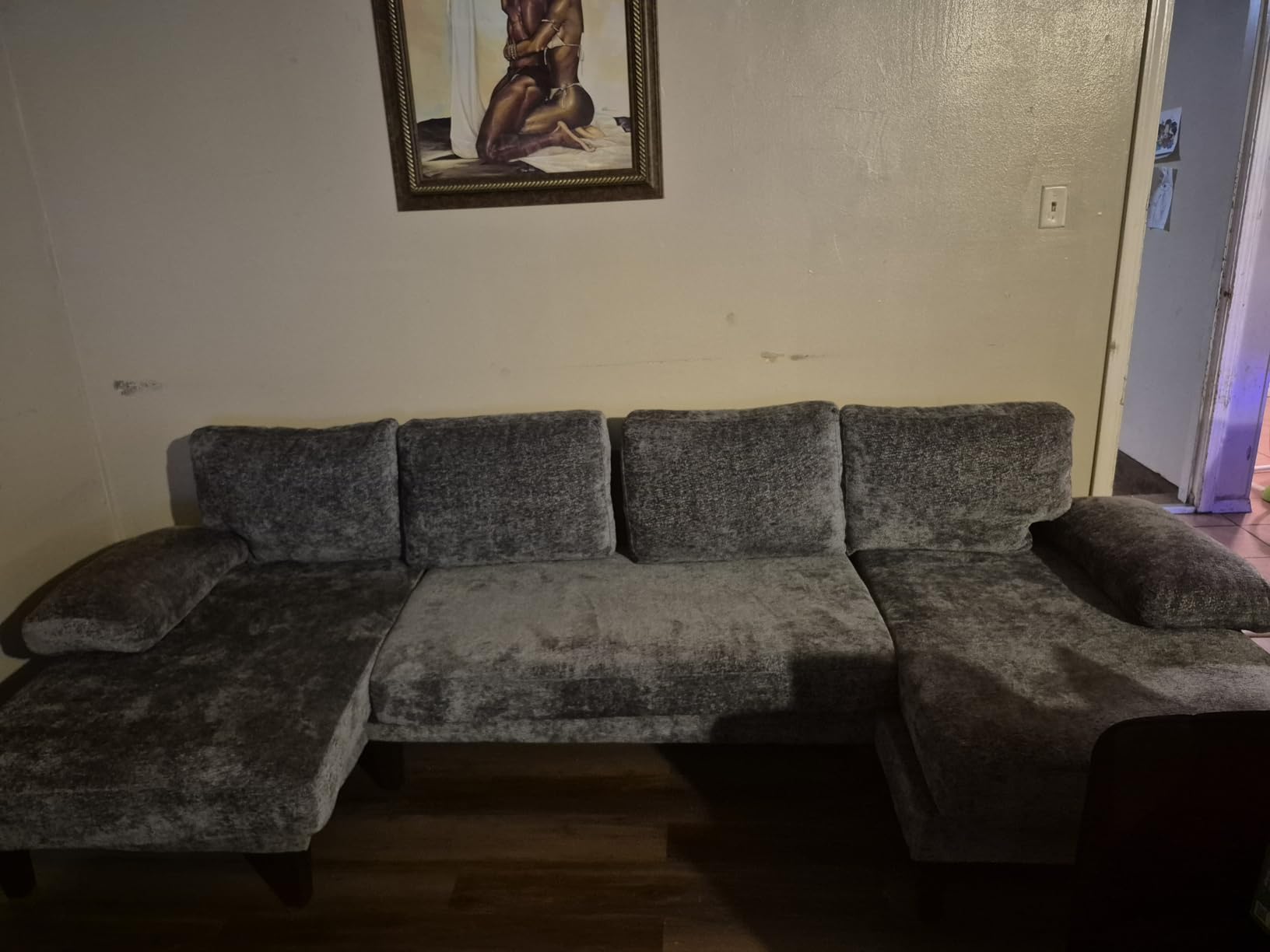 U-Shaped Sectional Couches for Living Room | 112 Inch Modern Sectional Couch customer photo 1