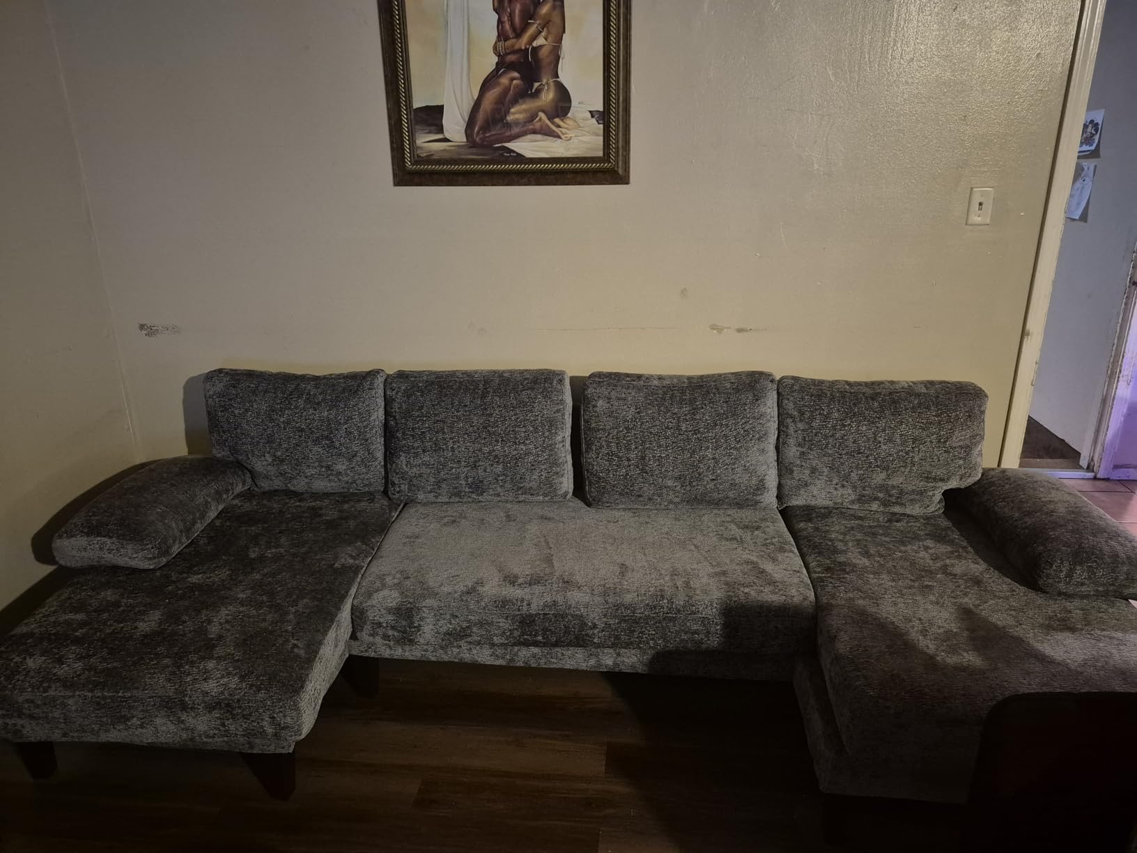 U-Shaped Sectional Couches for Living Room | 112 Inch Modern Sectional Couch customer photo 2
