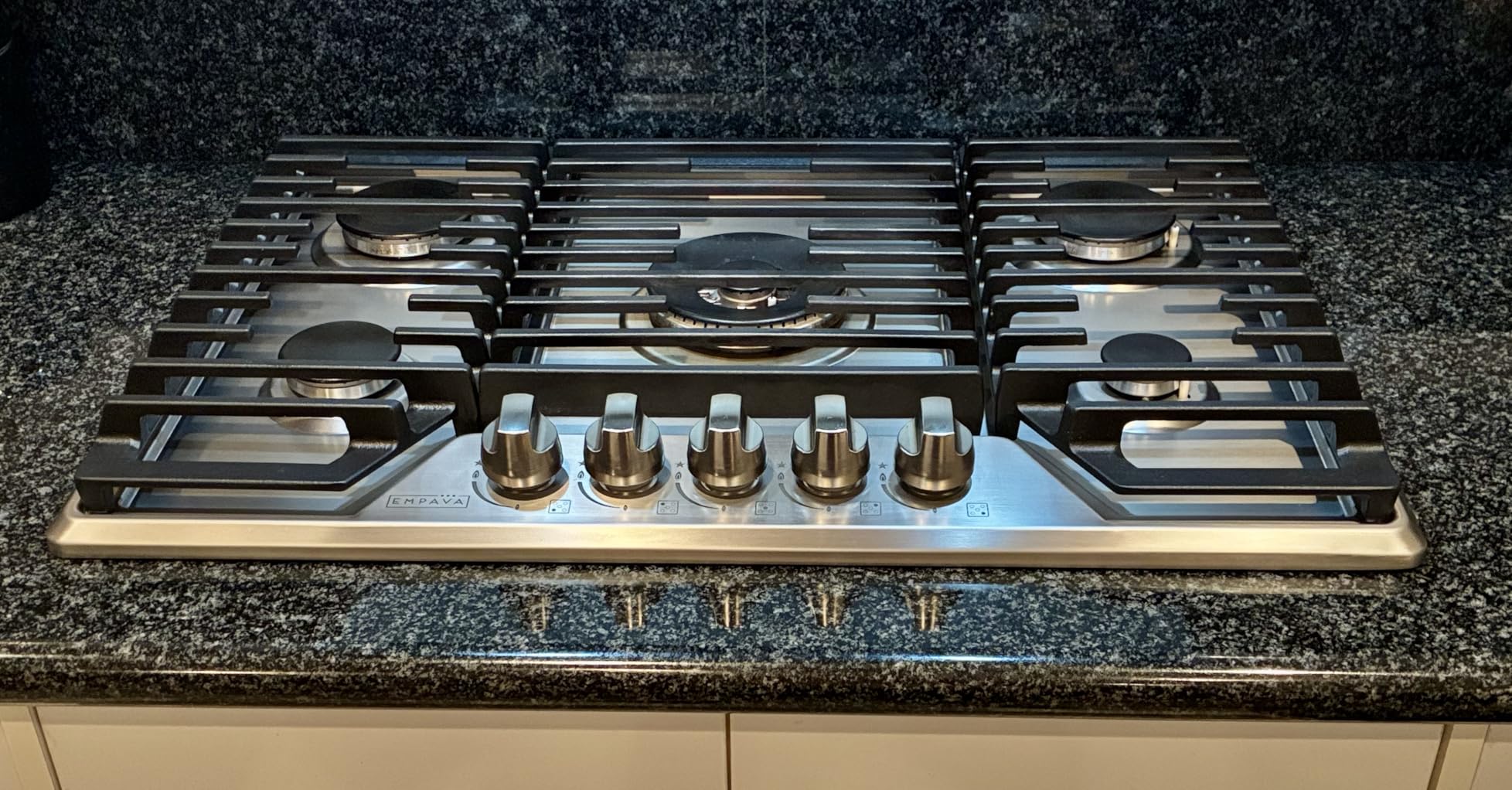 Empava 36 Inch Gas Cooktop with 6 Sealed SABAF Burners, Stainless Steel Built-in Stove Top, LPG/NG Convertible, Auto Electric Pulse Ignition, Flame Failure Protection customer photo 1