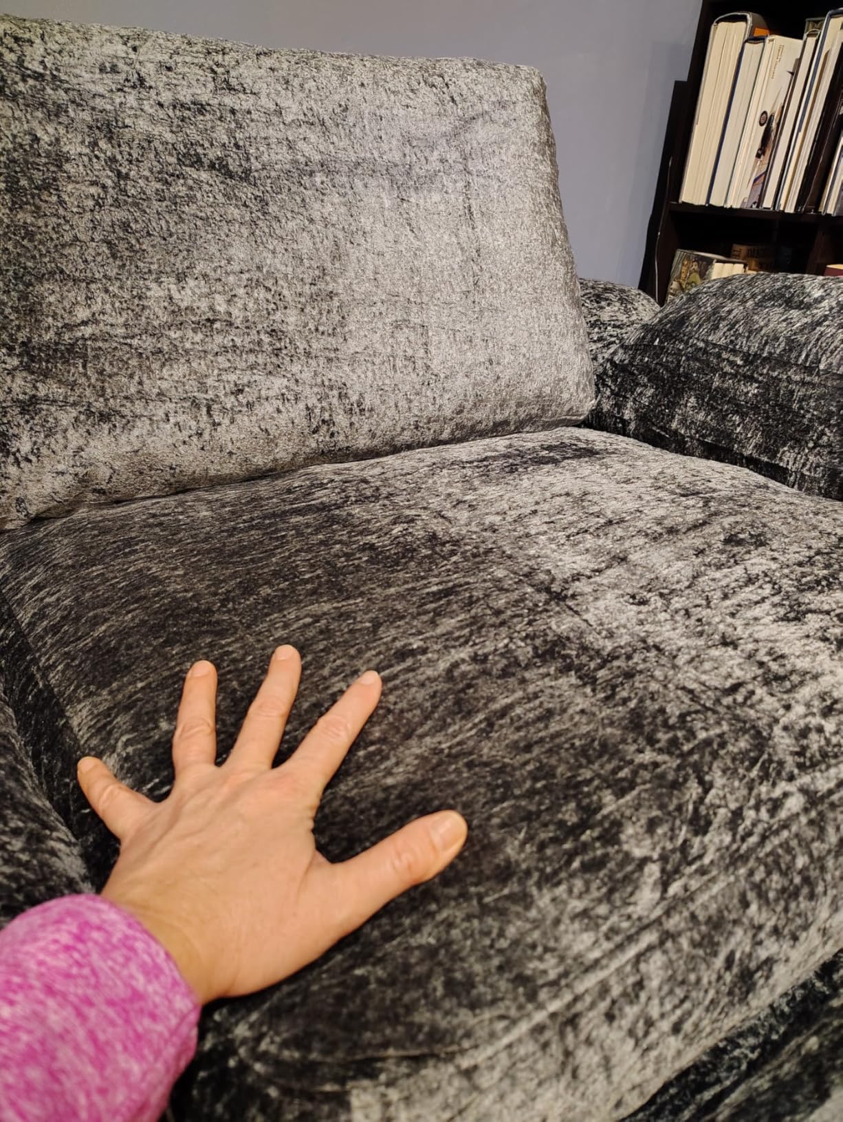 Vamcheer U Shaped Cloud Couch - Ultra Soft Modular Sectional Sofa with 2 Movable Ottoman, Deep Seat Boneless Couches for Living Room, Bedroom, Office, No Assembly Required, Beige customer photo 2