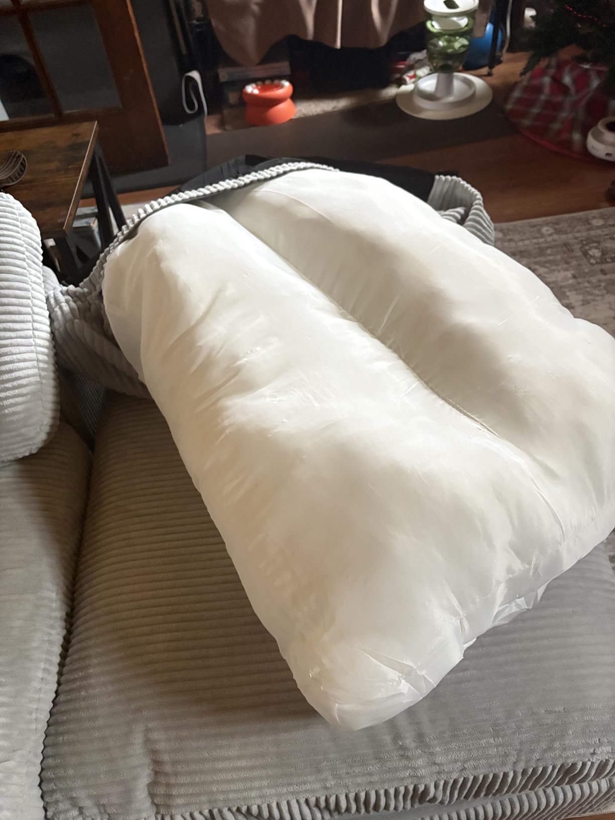 EASE MOOSE Oversized L Shape Sectional Modular Sofa, Wide Deep seat Sectional Sofa, FSC Certified Comfortable Chenille Grey Cloud Modular Sofa customer photo 1