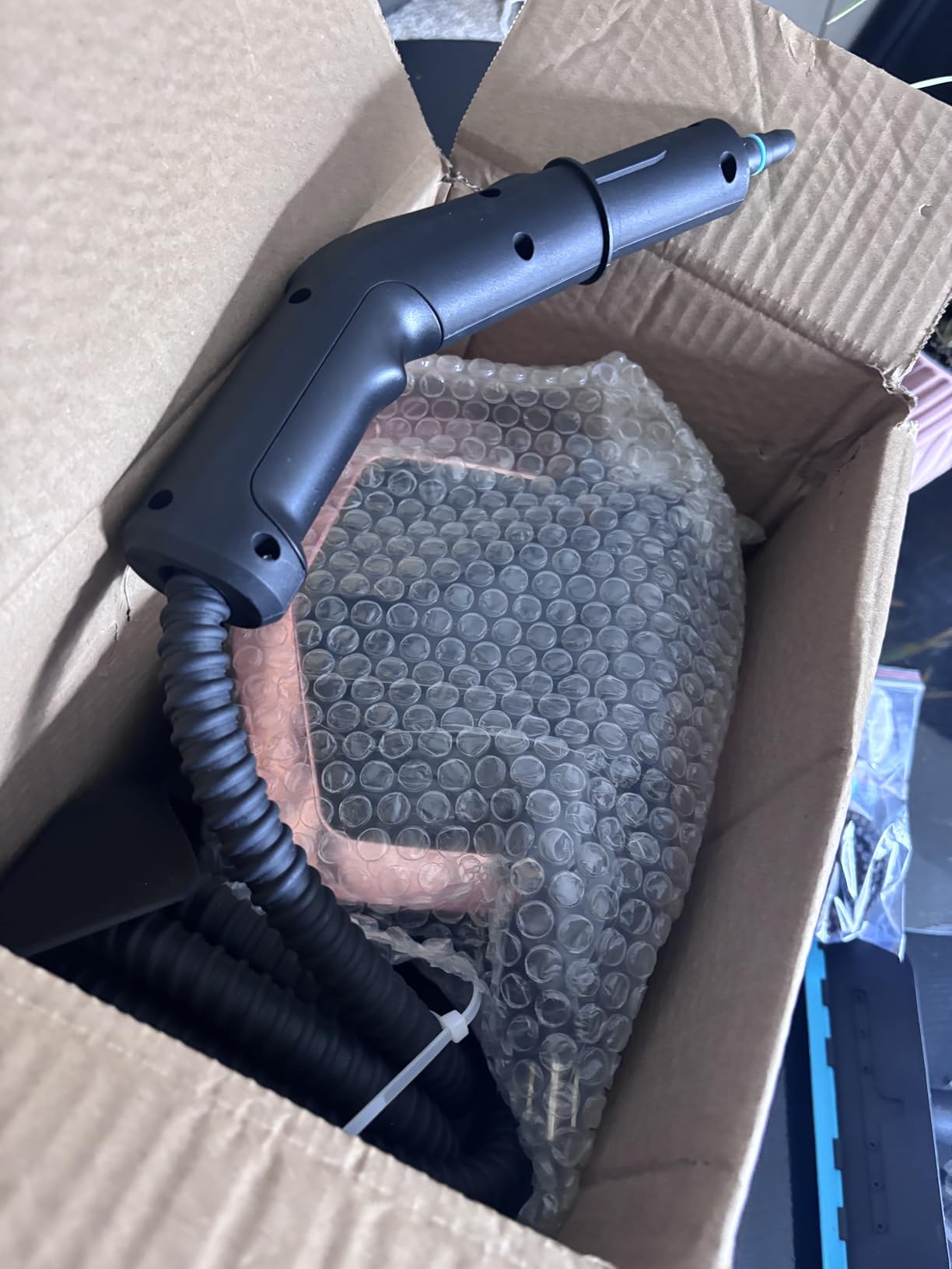 Steam Cleaner, 3 Level Adjustable Pressurized Steam Cleaner for Home, 10s Heat-Up Handheld Steamer for Cleaning, 1.9 Qt Tank Portable Steam Cleaner for Car, Home, Tile, Grout customer photo 1