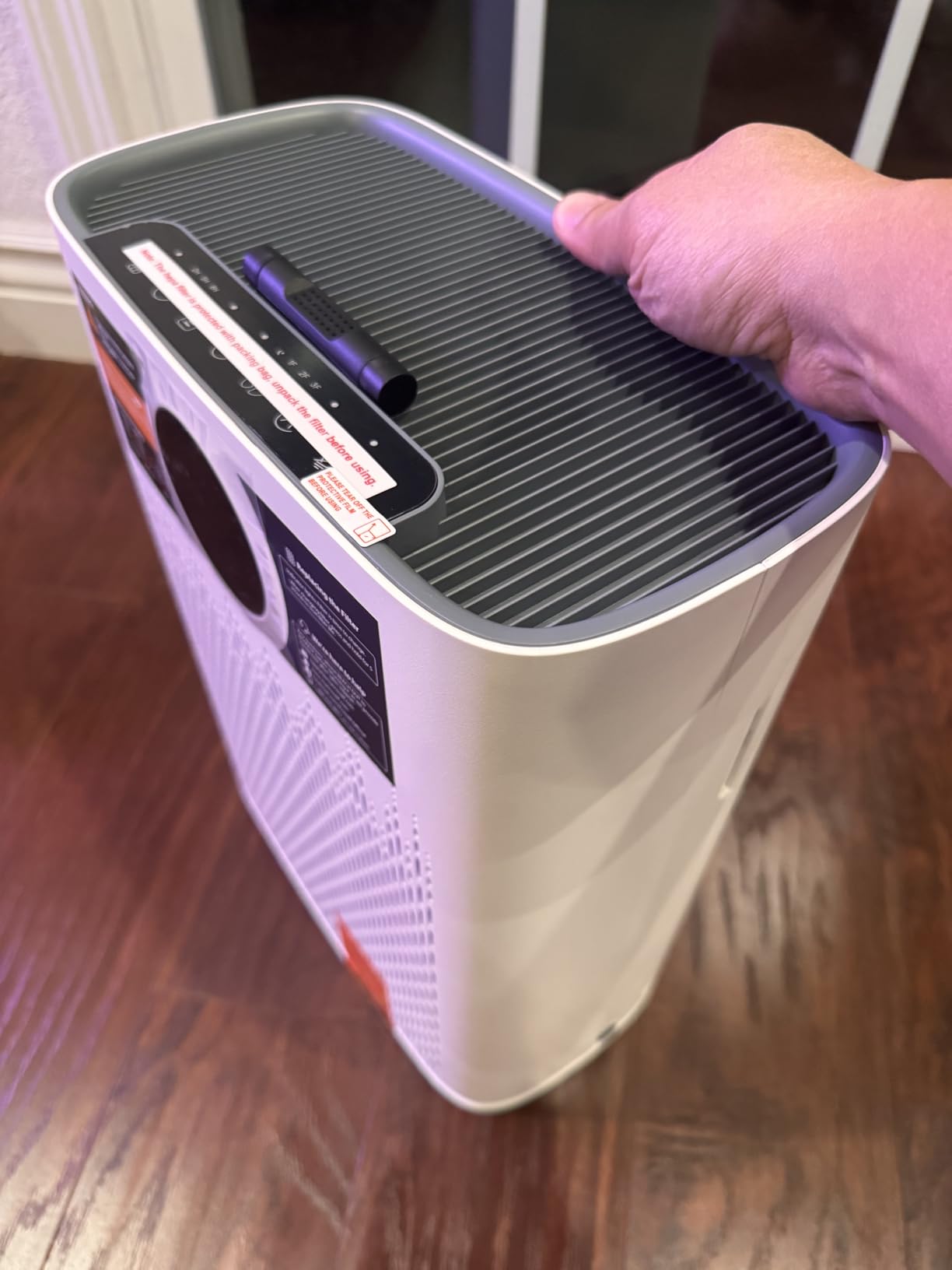 Air Purifiers for Home Large Room, Cover Up to 2400 Ft² with True HEPA Filter, Smart Mode, PM2.5 Air Quality Display, 22dB Sleep Mode, Aromatherapy with 2X-Purification & 360°Air Outlet, HAP603 customer photo 1