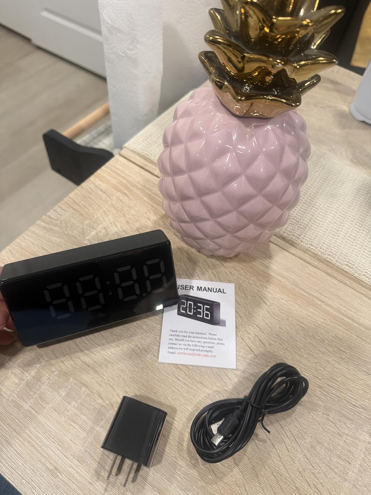 Full HD 4K WiFi Camera - Wireless Nanny Cam with Night Vision -Indoor Security Camera with Motion Detection 2026 Update customer photo 2