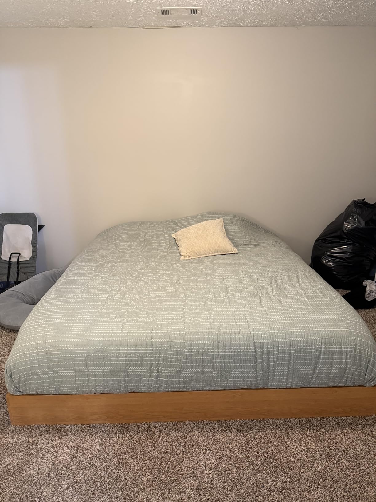 GarveeHome Queen Size Wood Platform Bed Frame with 2 Storage Drawers, Wooden Bed Frame Without Headboard, Wood Slat Support, No Box Spring Needed, Easy Assembly customer photo 2