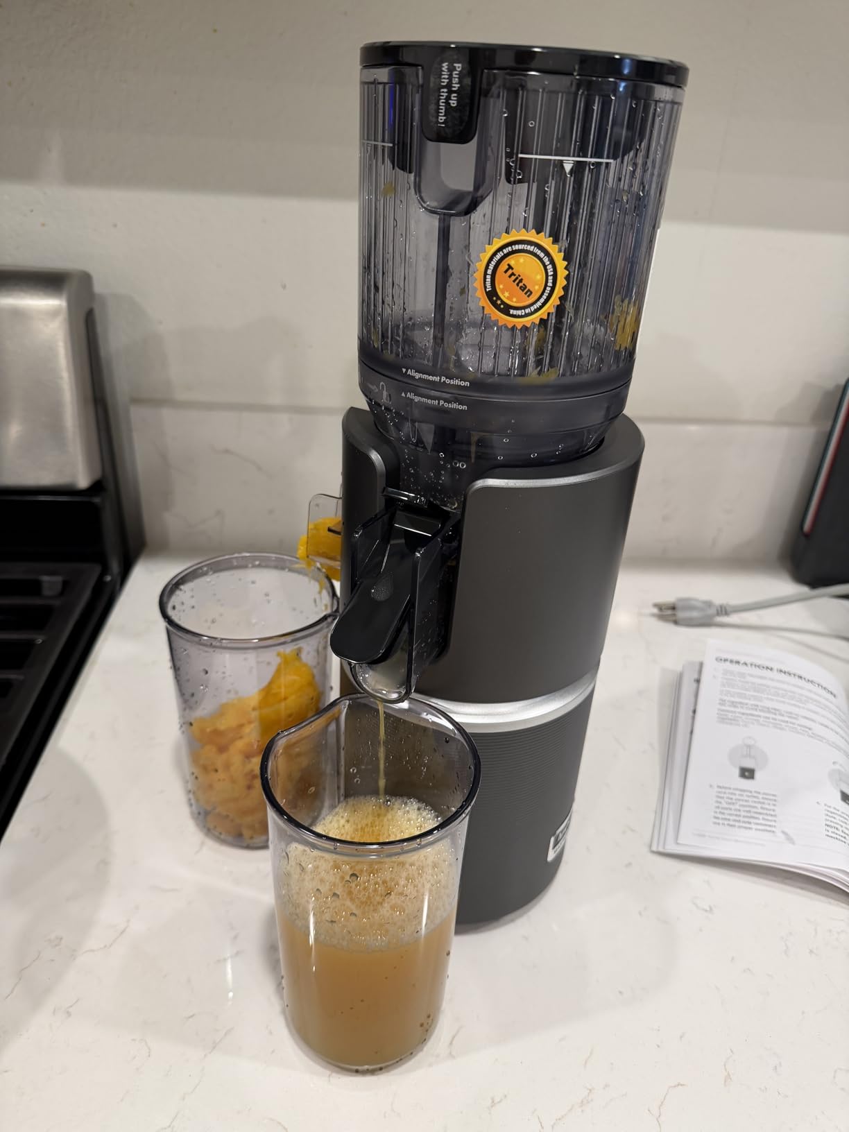 Anybear Cold Press Juicer with 4.9