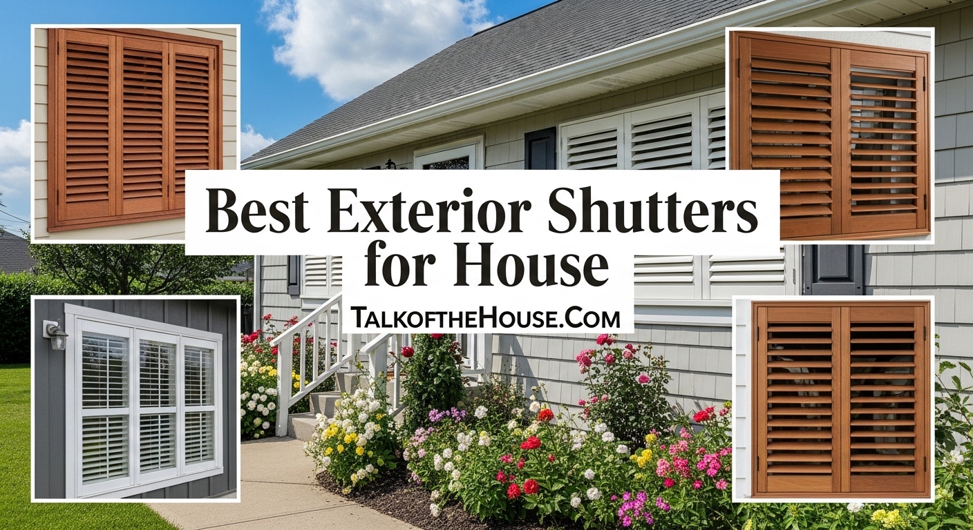 Best Exterior Shutters for House