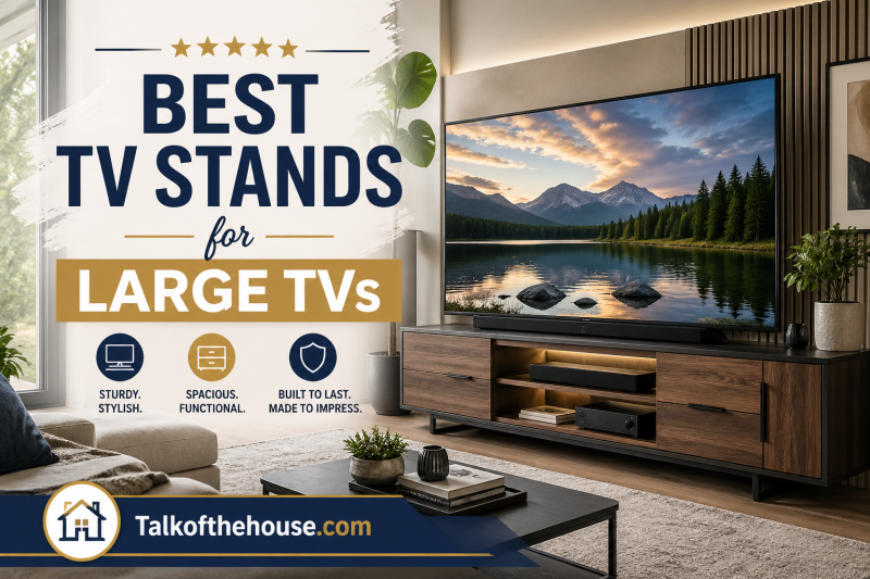 Best TV Stands for Large TVs