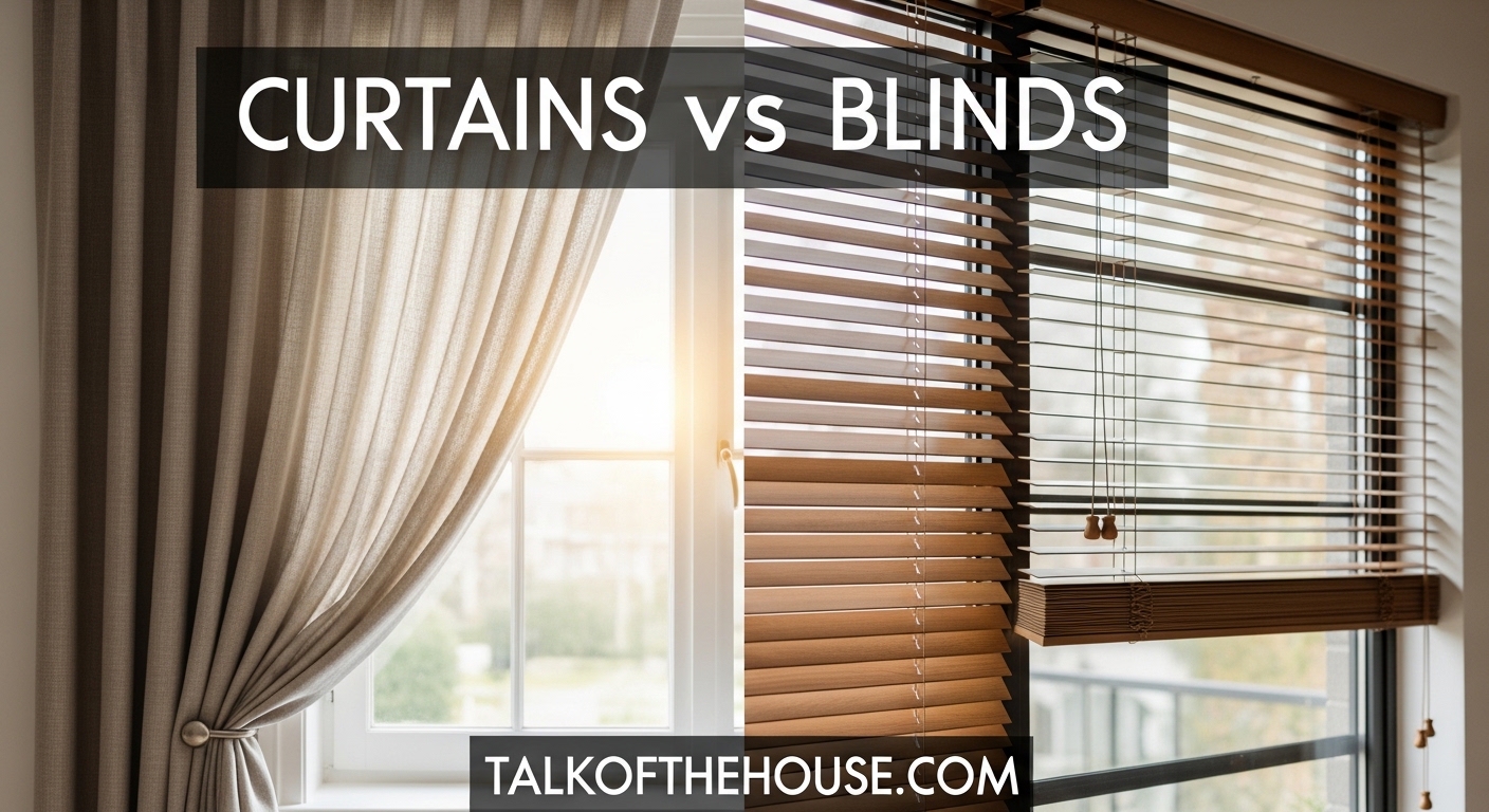 Curtains vs Blinds