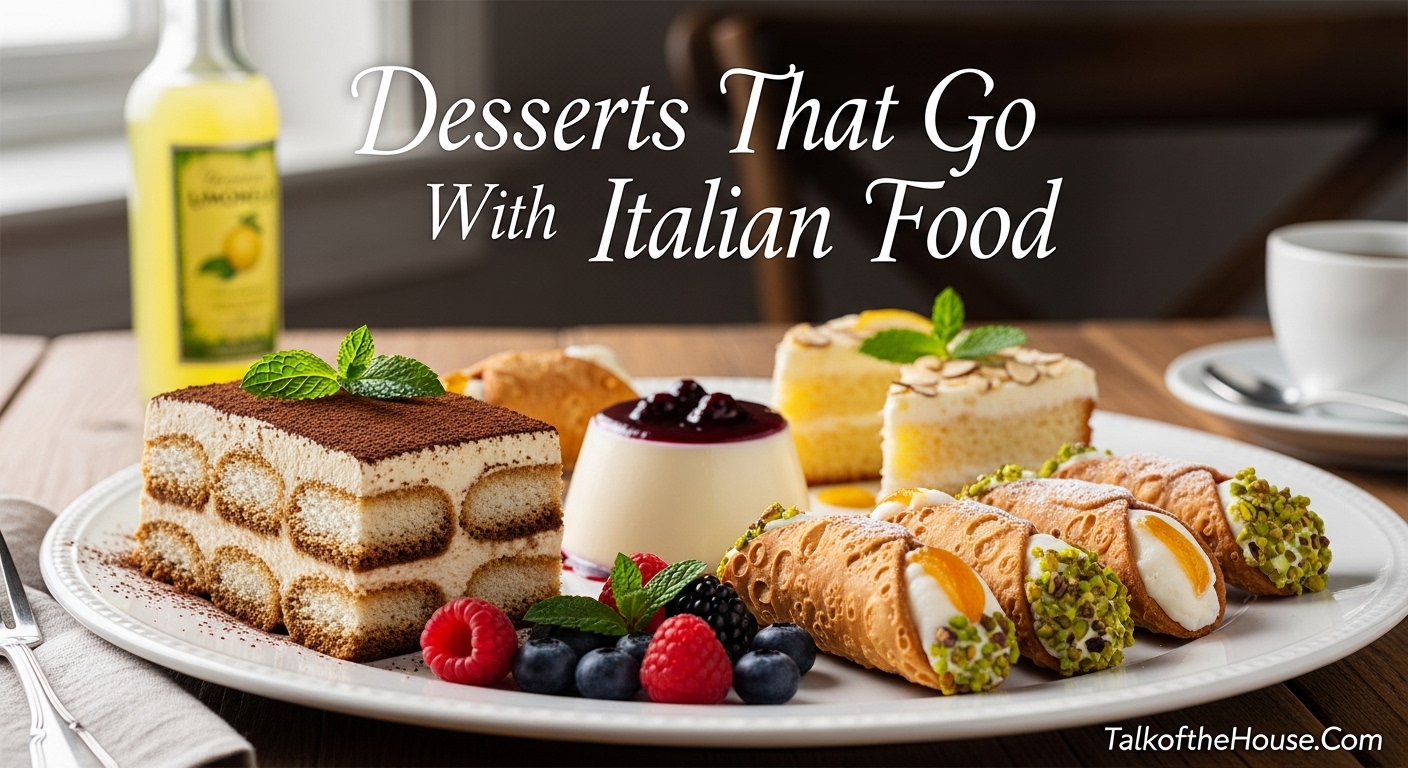 Desserts That Go With Italian Food