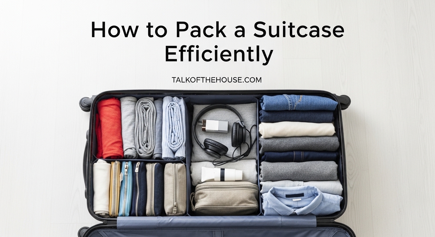 How to Pack a Suitcase Efficiently