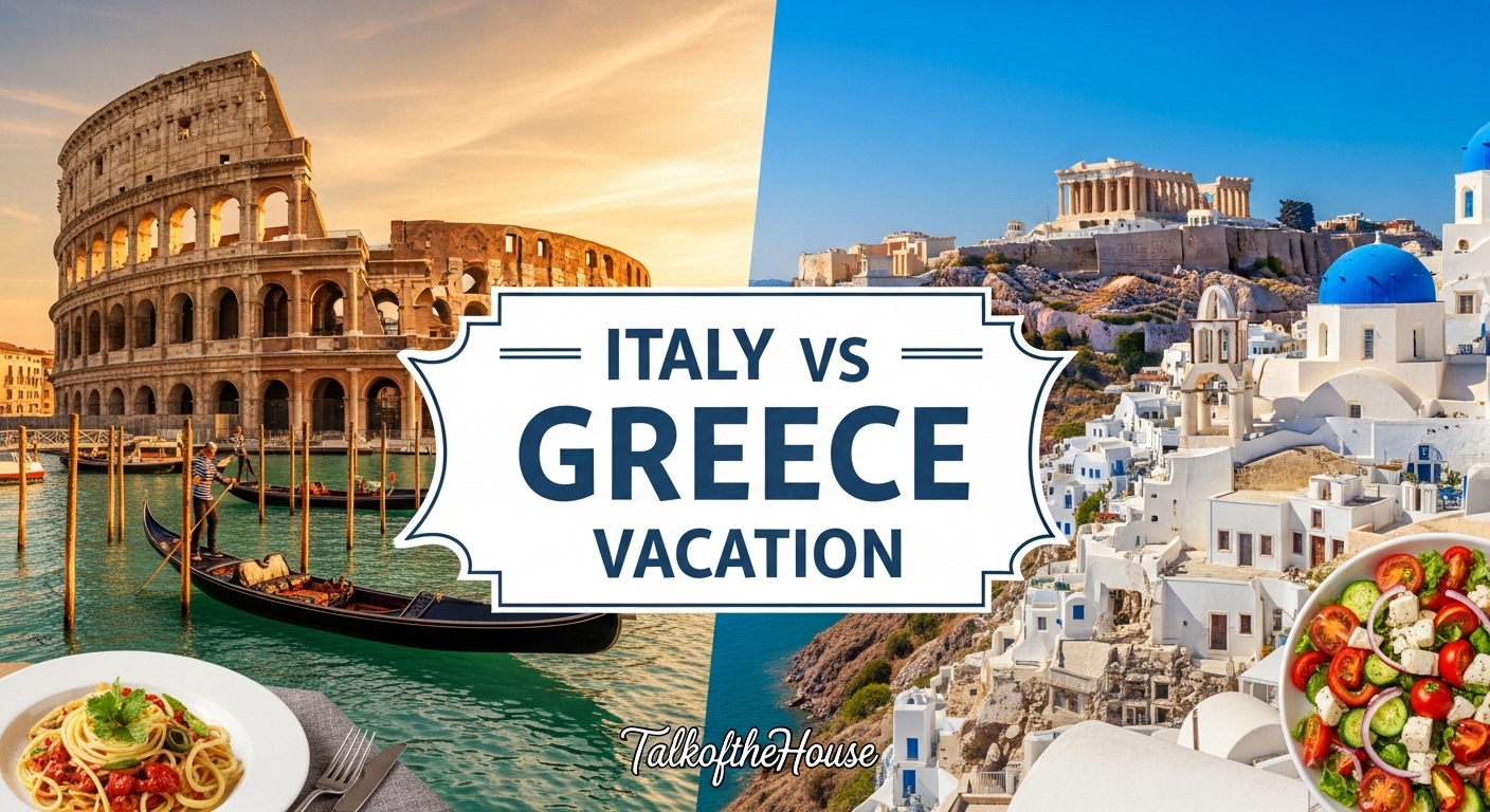 Italy vs Greece Vacation