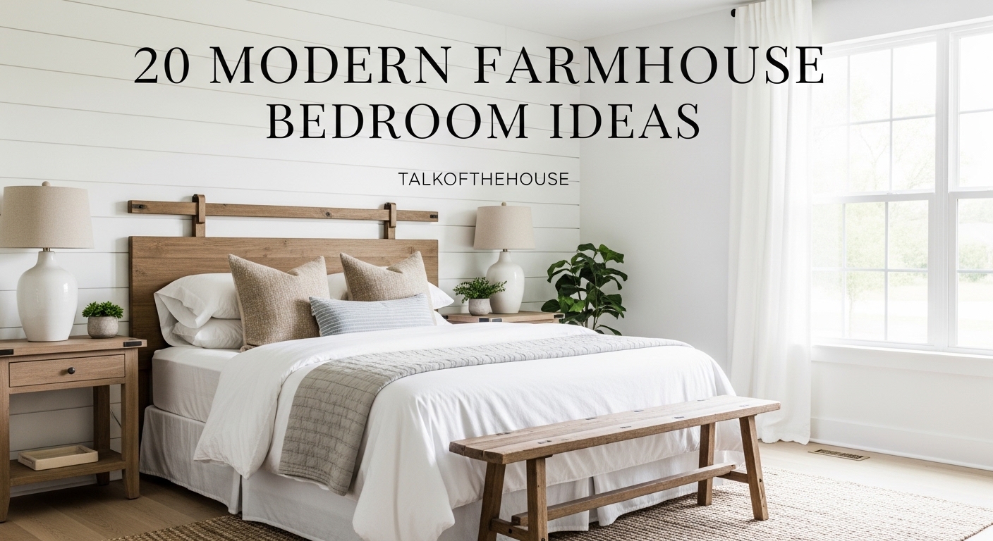 Modern Farmhouse Bedroom Ideas