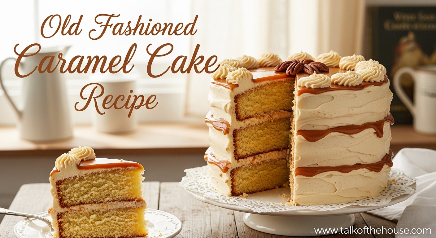 Old Fashioned Caramel Cake Recipe With Caramel Icing