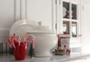 Top of refrigerator for Christmas