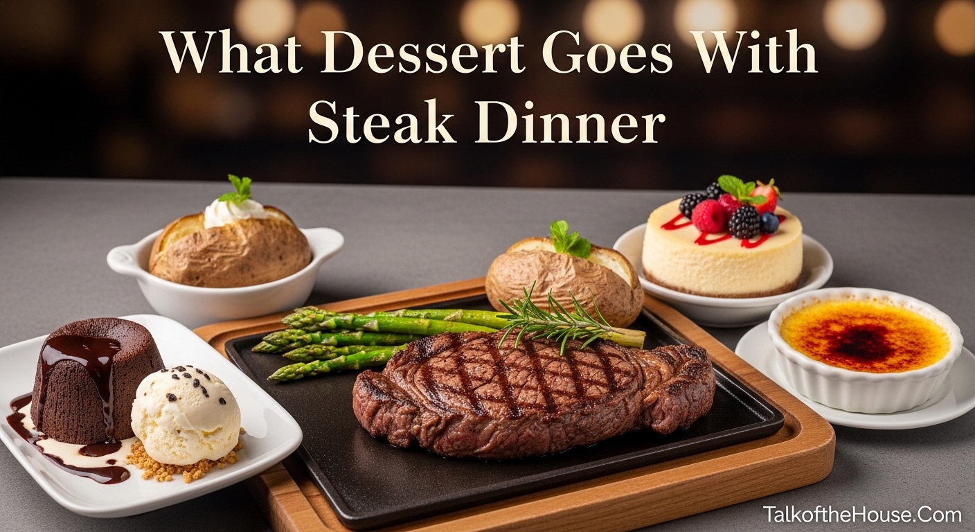 What Dessert Goes With Steak Dinner