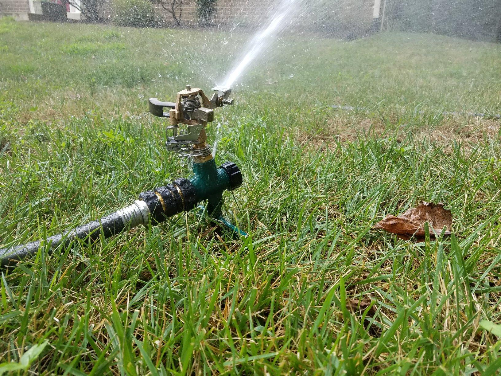 Rain Bird 25PJDAC Brass Impact Sprinkler, Adjustable 20° - 360° Pattern, 20' - 41' Spray Distance customer photo 1