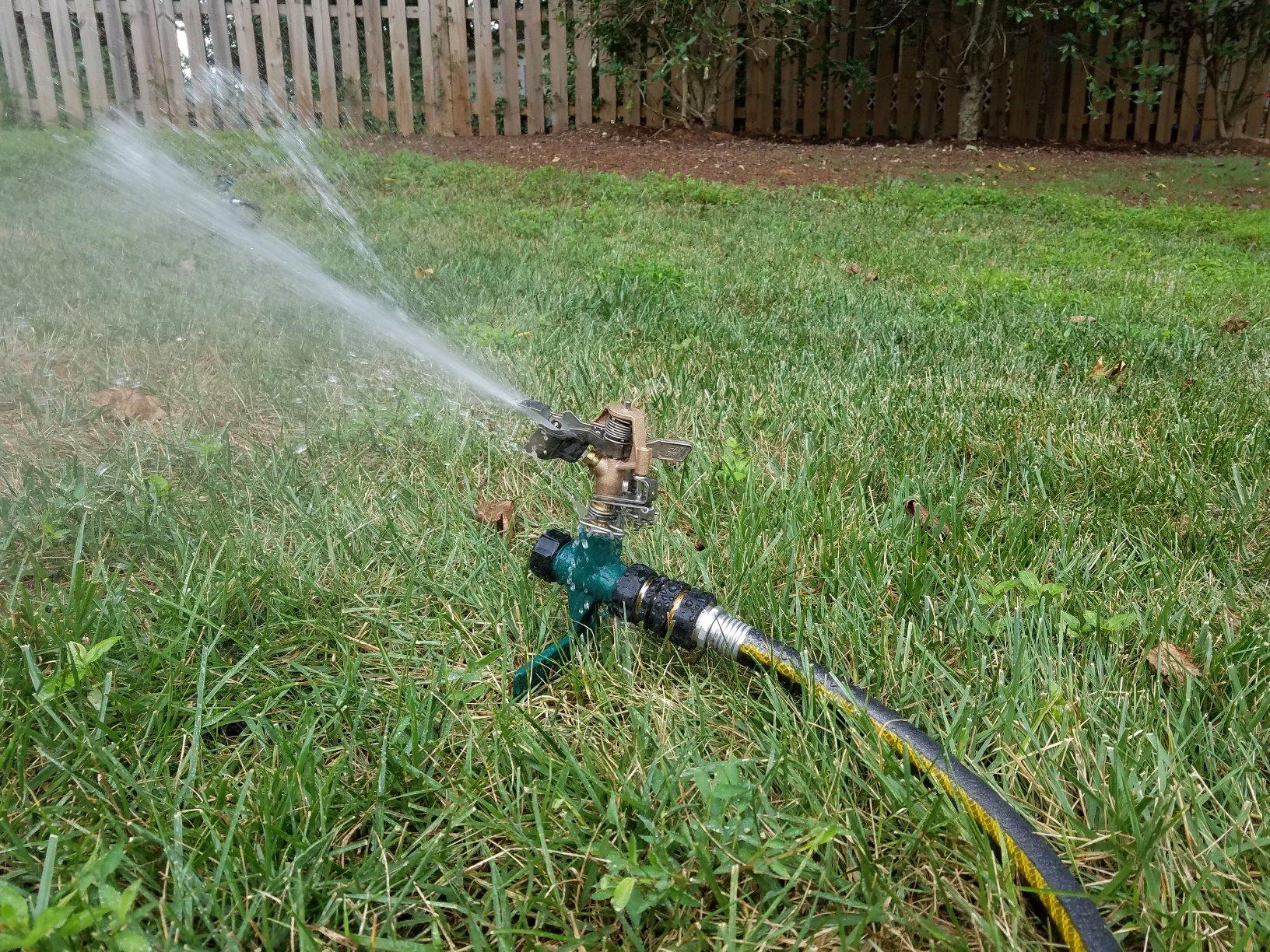 Rain Bird 25PJDAC Brass Impact Sprinkler, Adjustable 20° - 360° Pattern, 20' - 41' Spray Distance customer photo 2