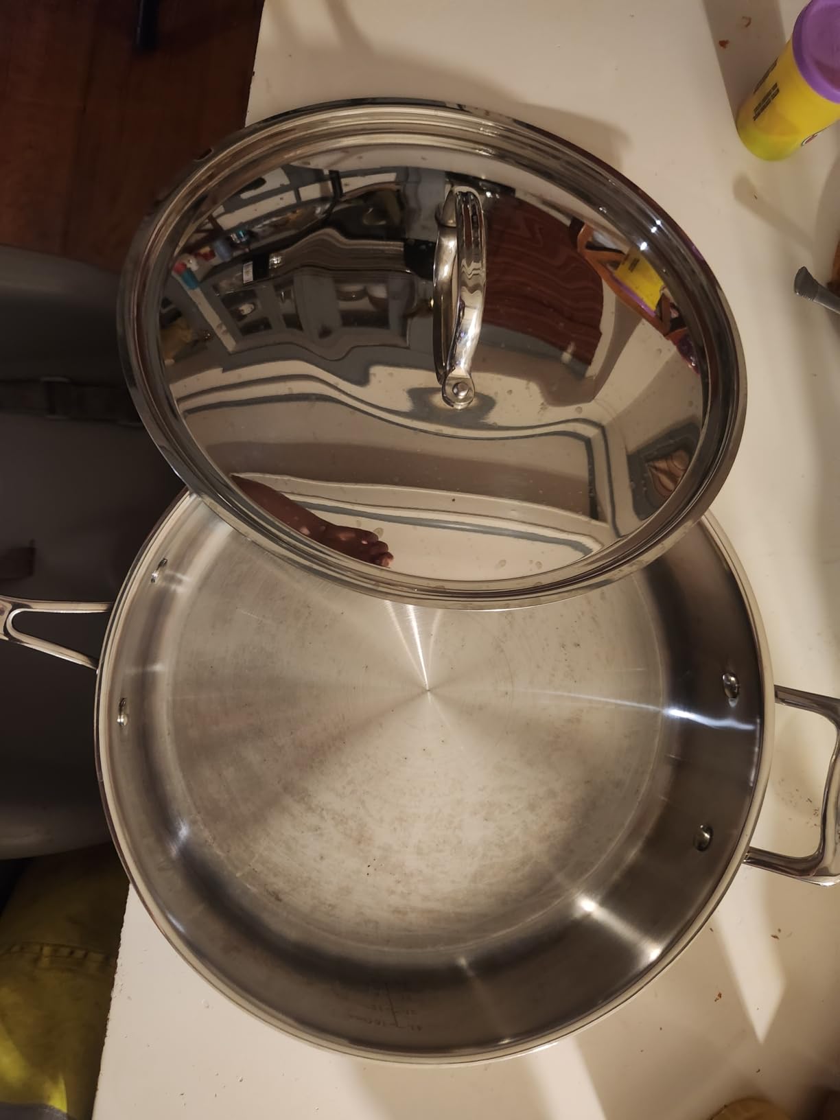 Cuisinart 5.5 Quart Sauté Pan w/ Cover, Stainless Steel Pan with Lid, Large Kitchen Pan, Dishwasher Safe, Compatible with Induction, Electric, Gas Cooktops, Oven Safe Saucepan, Cool Grip Handles customer photo 1