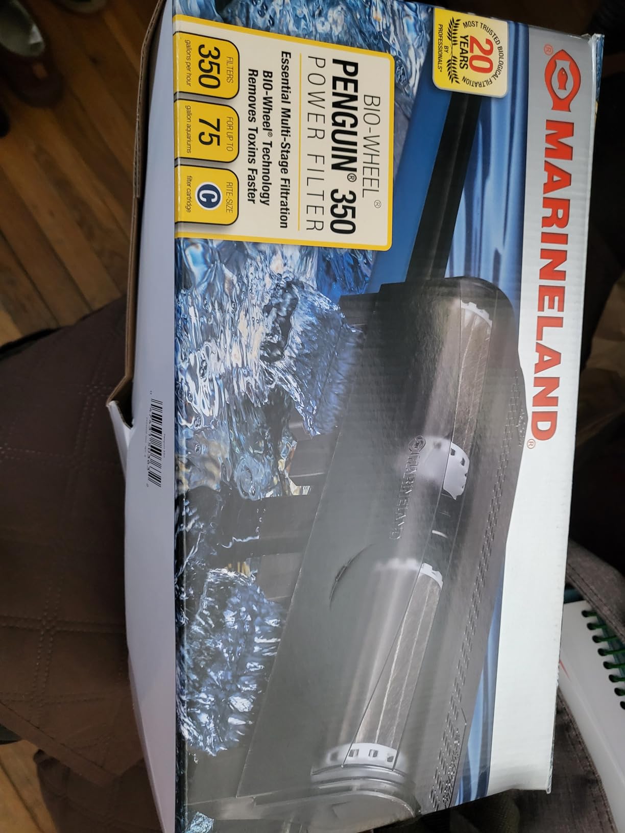 Marineland Penguin Bio-Wheel Power Filter, Multi-Stage Aquarium Filtration customer photo 1
