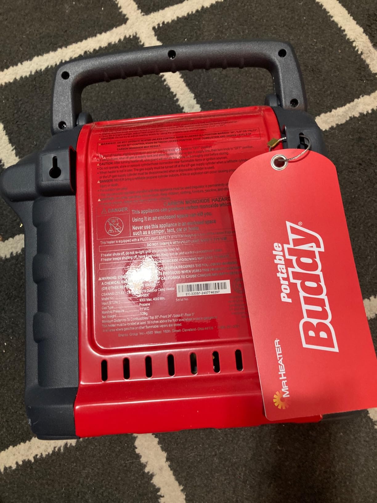 Mr. Heater MH9BX Massachusetts/Canada Approved Portable Propane Heater customer photo 2