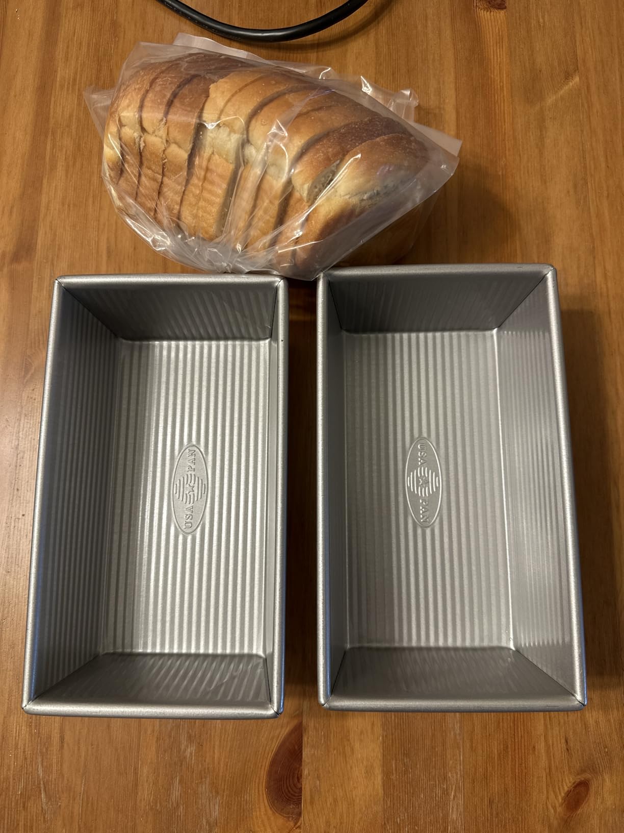 USA Pan Nonstick Standard Bread Loaf Pan, 1 Pound, Aluminized Steel customer photo 2