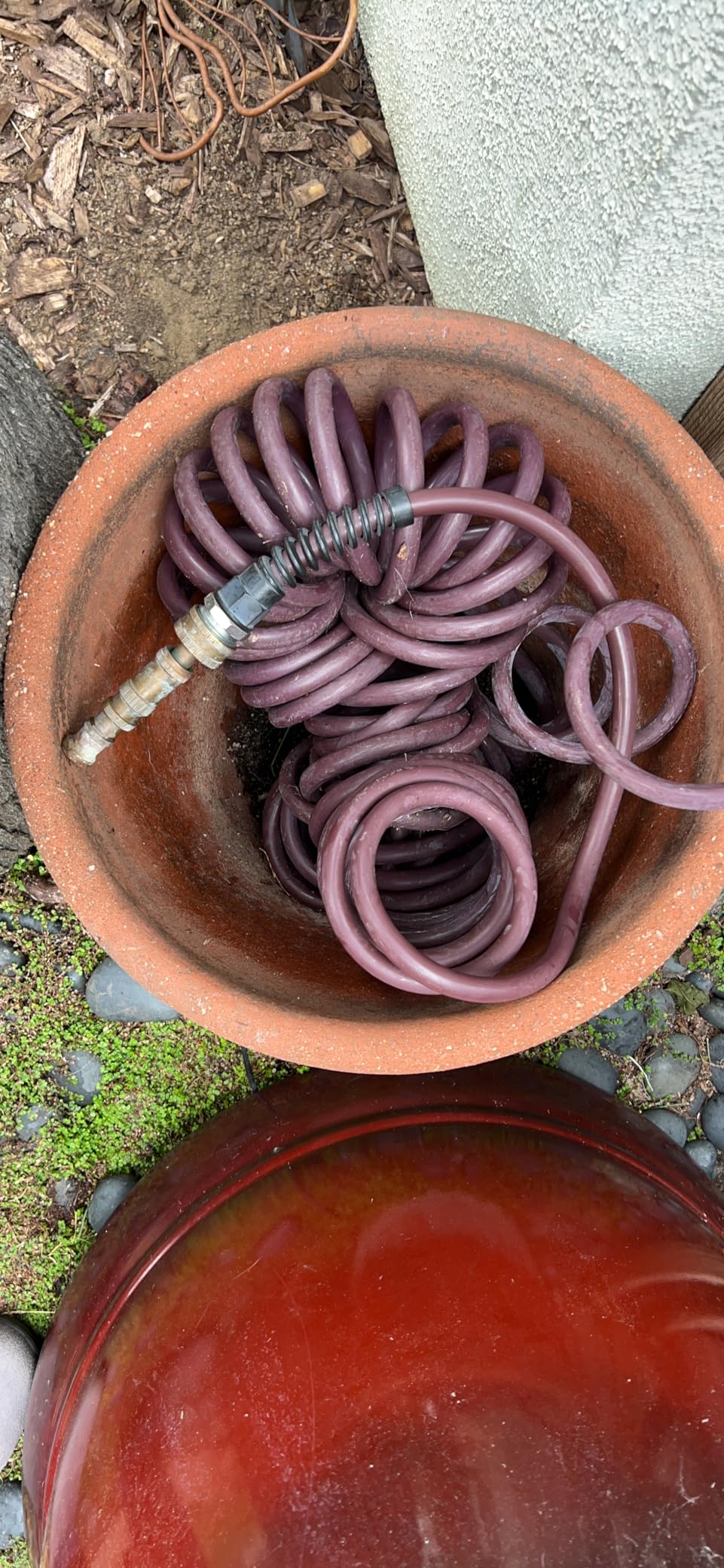 Water Right Polyurethane Coil Hose | 50 Foot (Reaches ~45 ft) | Made in USA | Self-Storing | 3/8