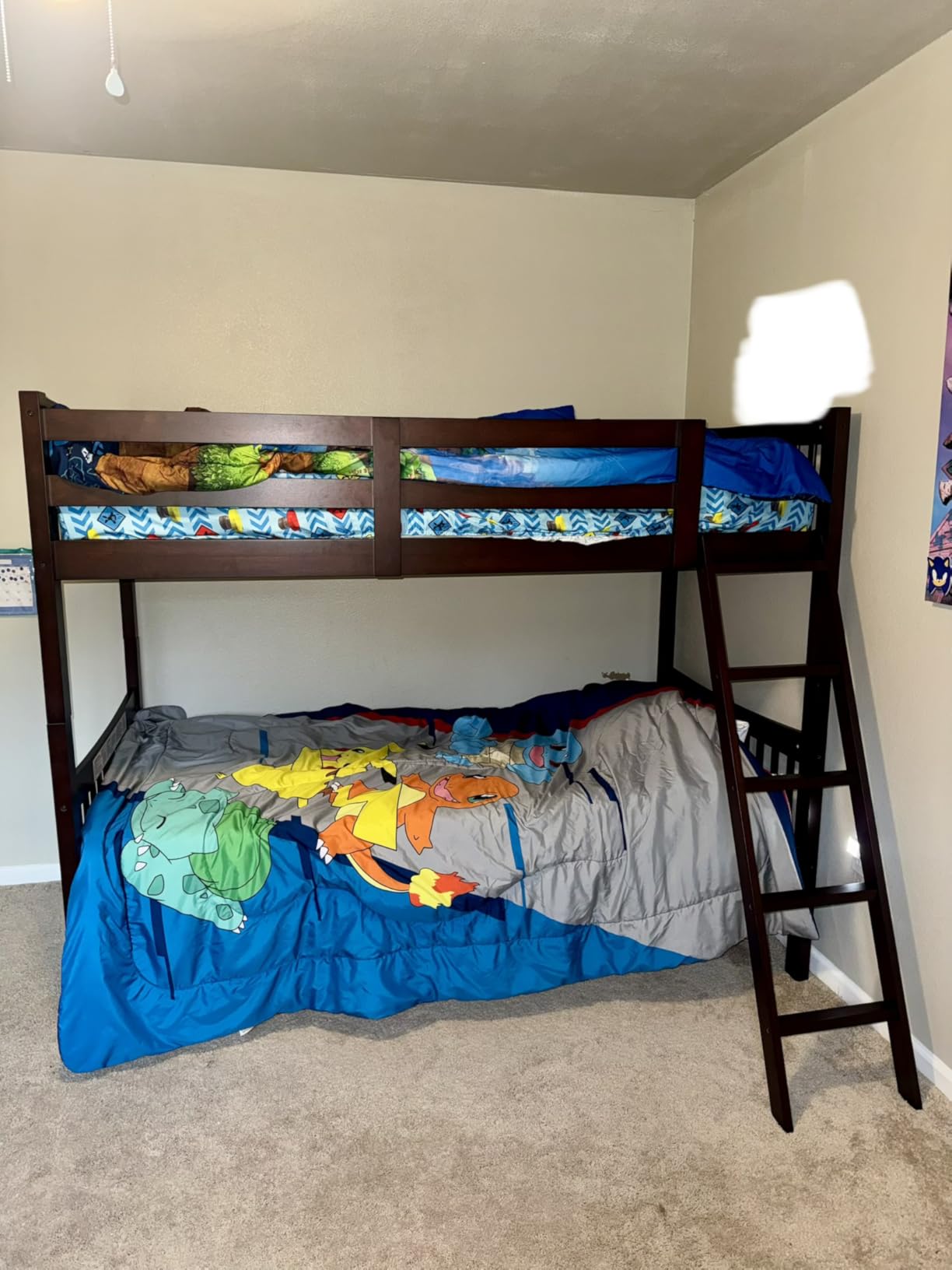 Storkcraft Caribou Bunk Bed Twin Over Twin (White) - GREENGUARD Gold Certified, Converts to 2 Individual Twin Beds, Bunk Beds for Kids customer photo 2