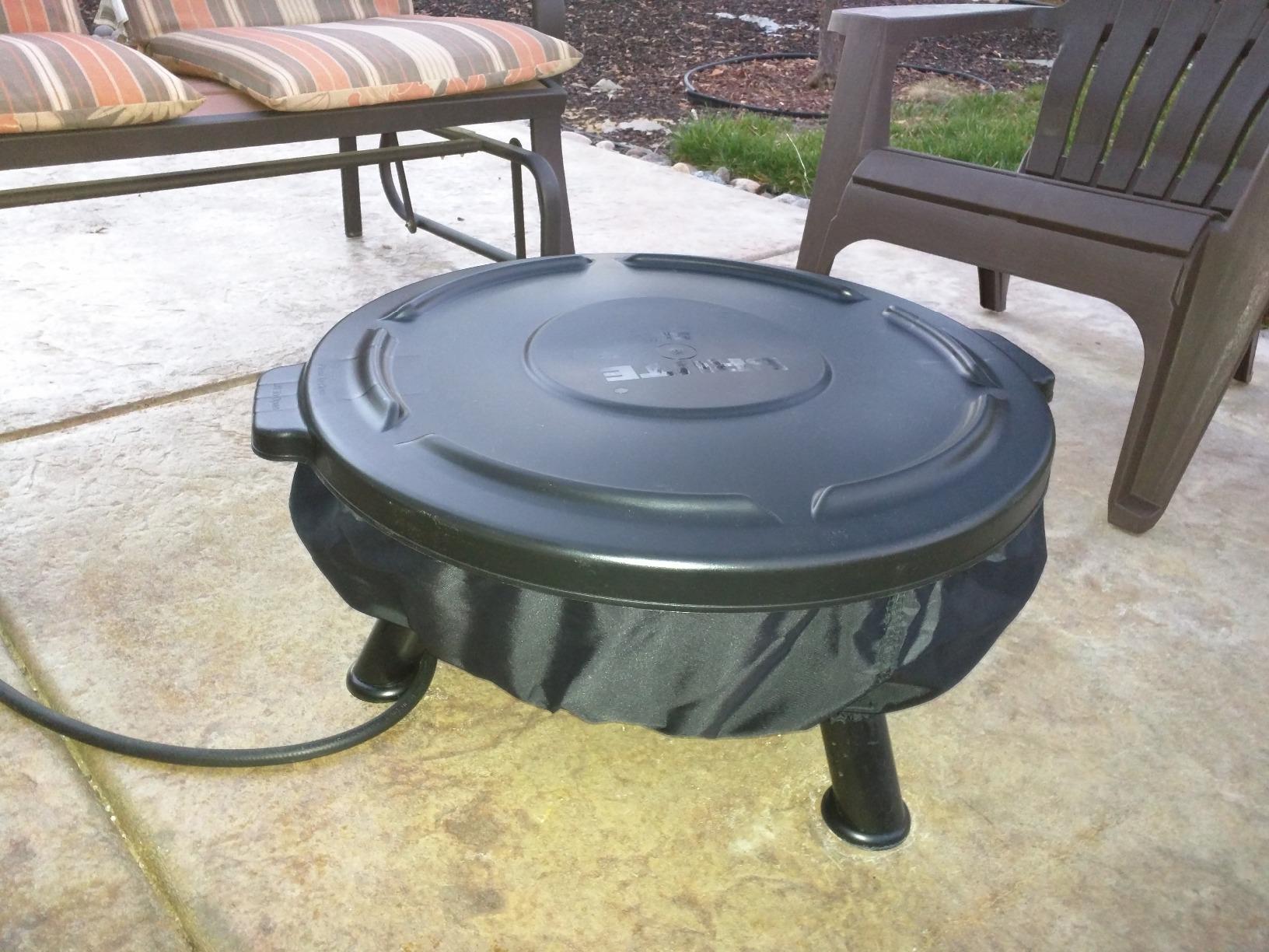 Outland Living Firebowl Smokeless Fire Pit, Round Outdoor Portable Propane Gas Fire Pit with UV and Weather Resistant Durable Cover, 24-Inch 58,000 BTU customer photo 1