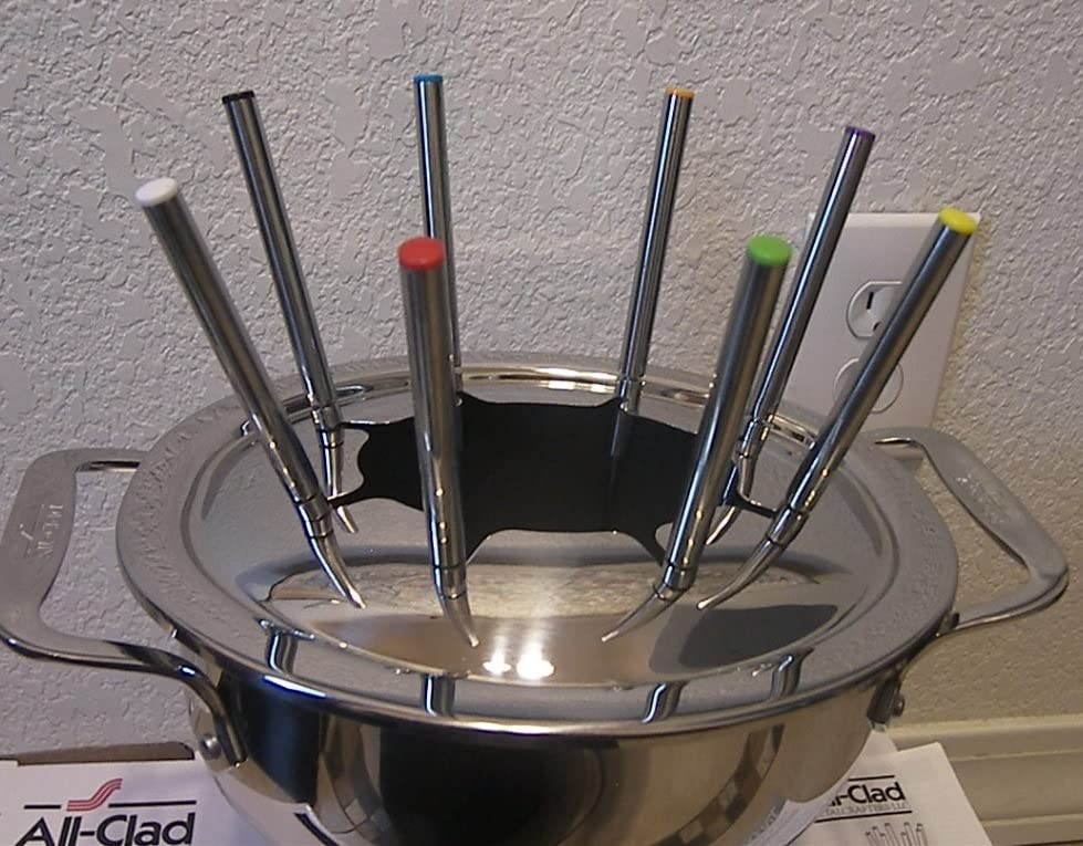All-Clad Specialty Stainless Steel Fondue Set 12 Piece Pots and Pans, Cookware Silver customer photo 1