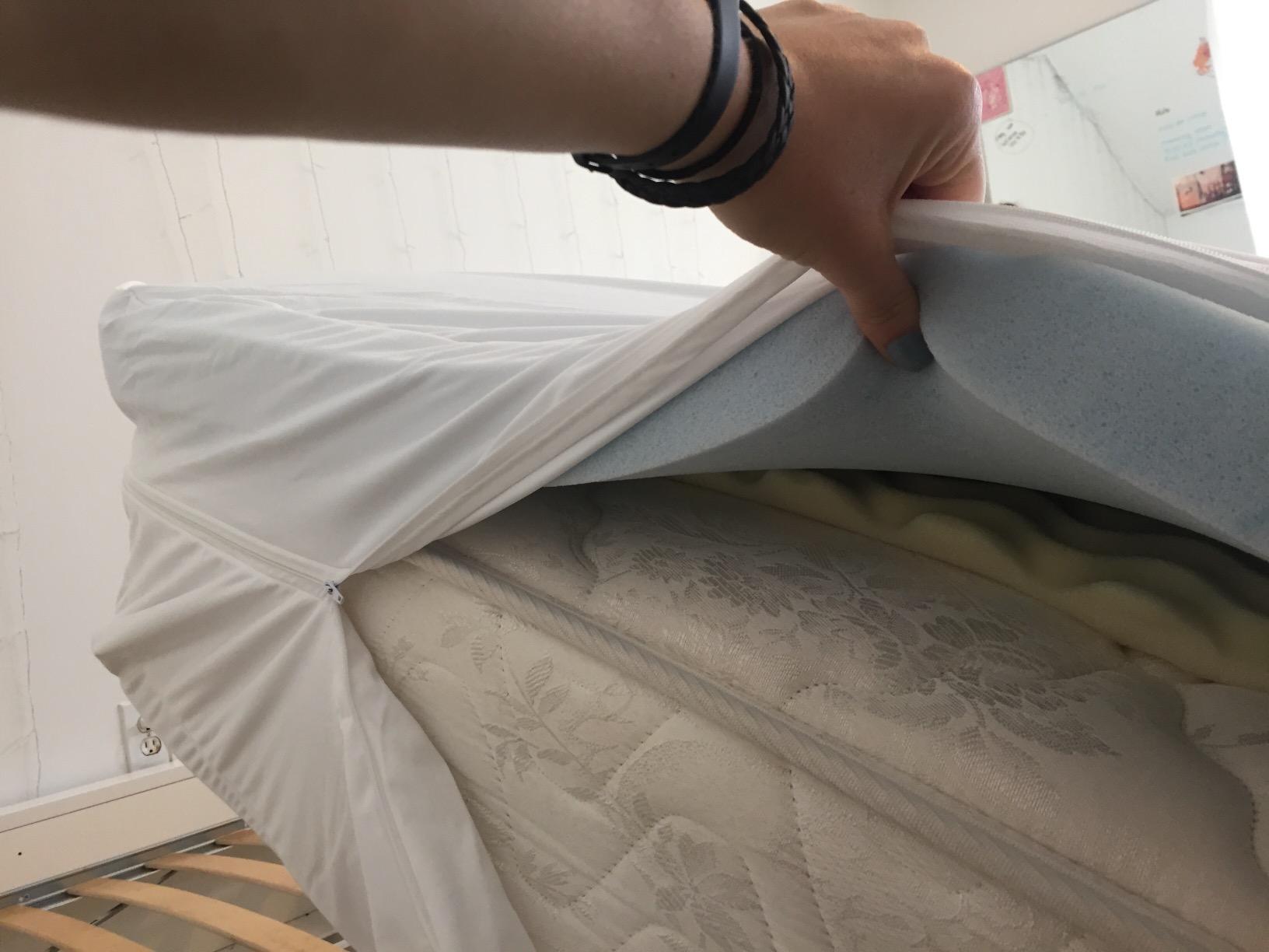 HOSPITOLOGY PRODUCTS Mattress Encasement - Zippered Bed Bug Dust Mite Proof Hypoallergenic - Sleep Defense System - Queen - Waterproof - Standard 12