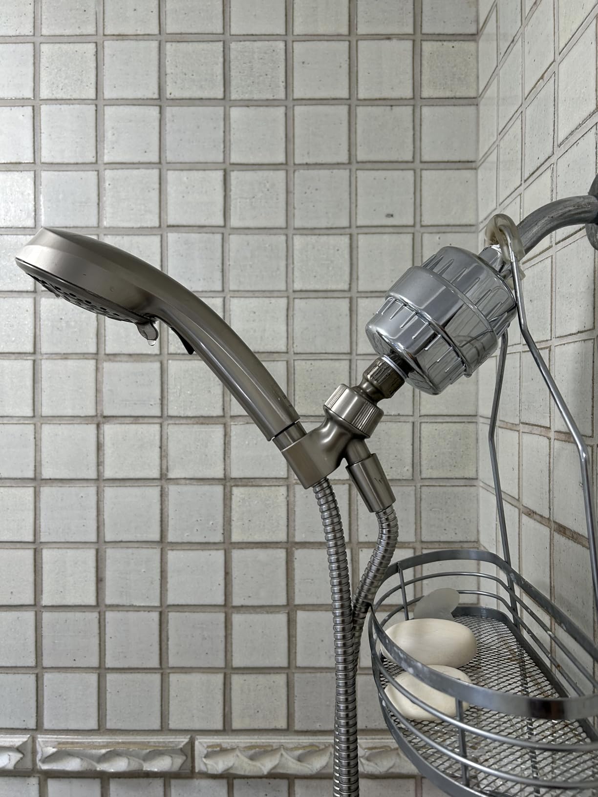 Aquabliss High Output Revitalizing Shower Filter - Reduces Dry Itchy Skin, Dandruff, Eczema, and Dramatically Improves The Condition of Your Skin, Hair and Nails - Chrome (SF100) customer photo 2