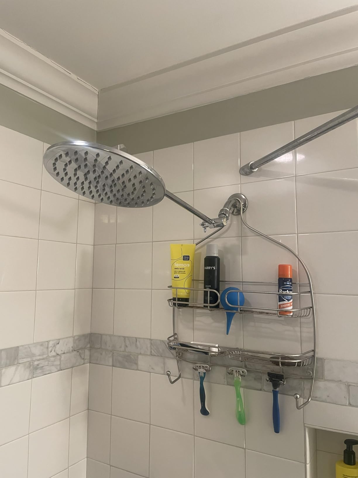 HammerHead Showers Solid Metal 8 Inch Rainfall Shower Head - CHROME - Shower Head Rainfall - 2.5 GPM High Flow Shower Head Optimized for Pressure - Large Round Rain Shower Heads customer photo 2