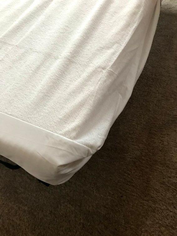 PlushDeluxe Full Size Premium Mattress Encasement - Zippered Waterproof, Bedbug Proof Design, 6-Sided Protection - Hypoallergenic Cotton Terry Fabric [9-12